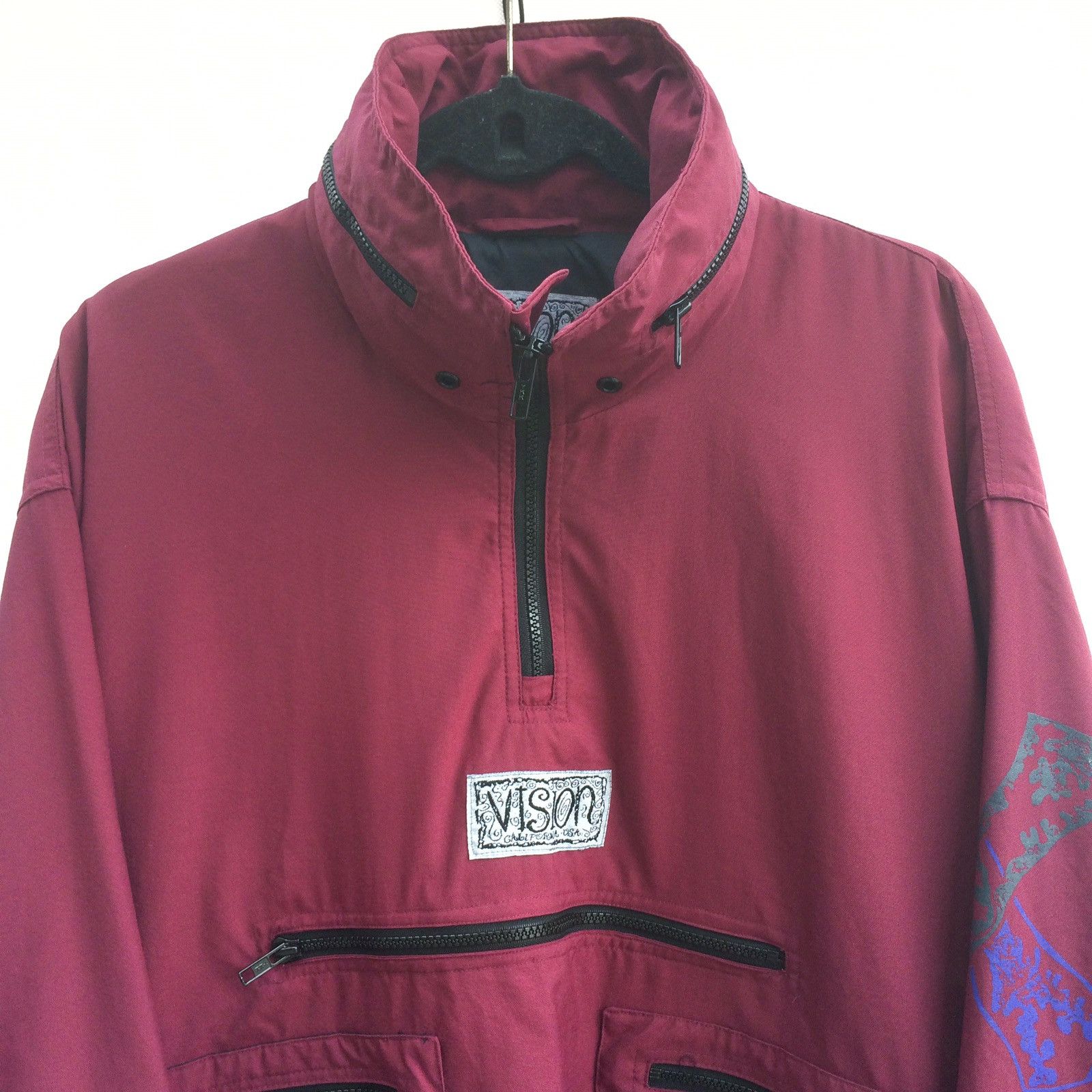 Vision Streetwear Vision California Indigo Bulky Pockets Hooded Jacket Size US M / EU 48-50 / 2 - 2 Thumbnail