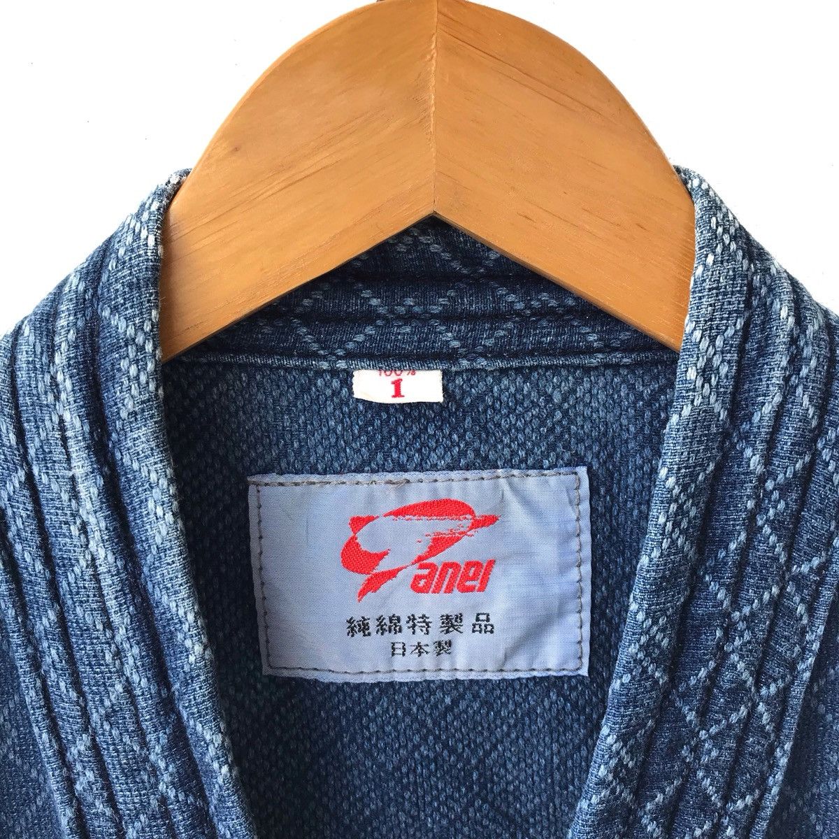 Indigo × Japanese Brand × Real Japan Blues 90s Samurai Kendo Denim Indigo Dyed Sanjuro Jacket Size US S / EU 44-46 / 1 - 3 Thumbnail