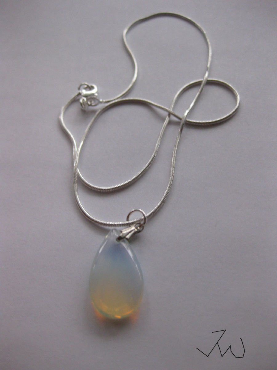 Handmade Opalite Drop Necklace Size ONE SIZE - 2 Thumbnail