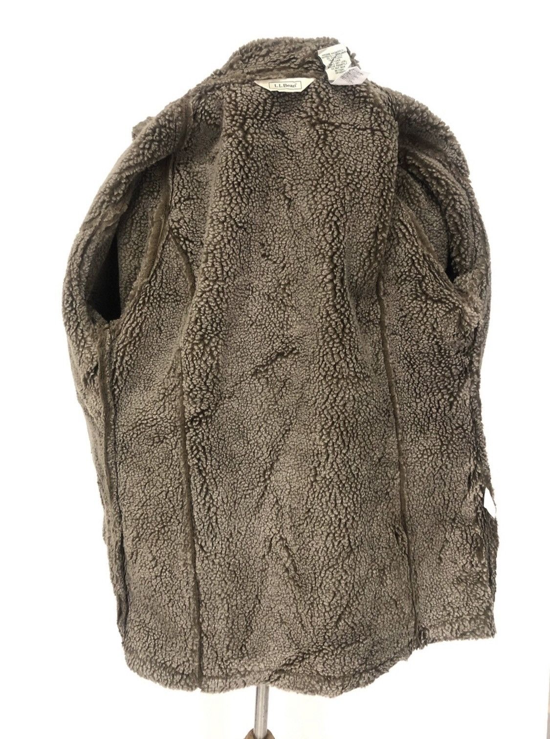 Genuine Leather Mink Fur LL.Bean Sherpa Leather Jacket Size US L / EU 52-54 / 3 - 10 Thumbnail