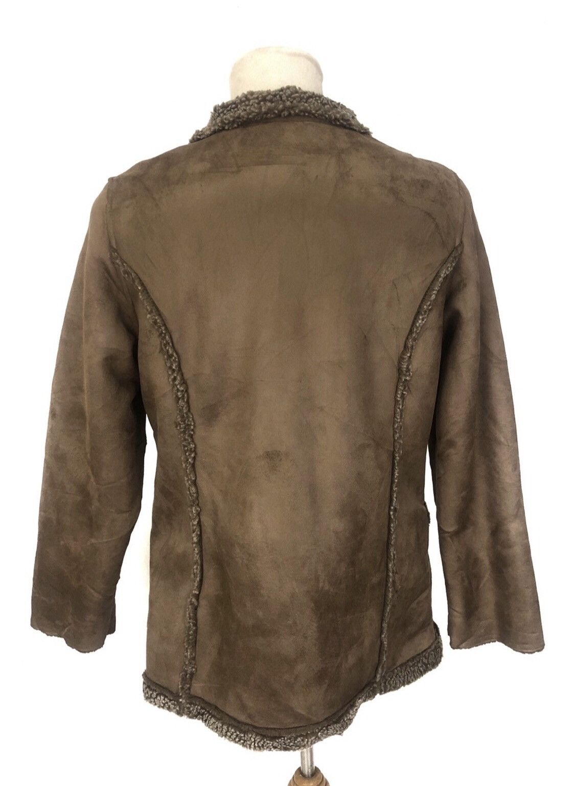 Genuine Leather Mink Fur LL.Bean Sherpa Leather Jacket Size US L / EU 52-54 / 3 - 4 Thumbnail