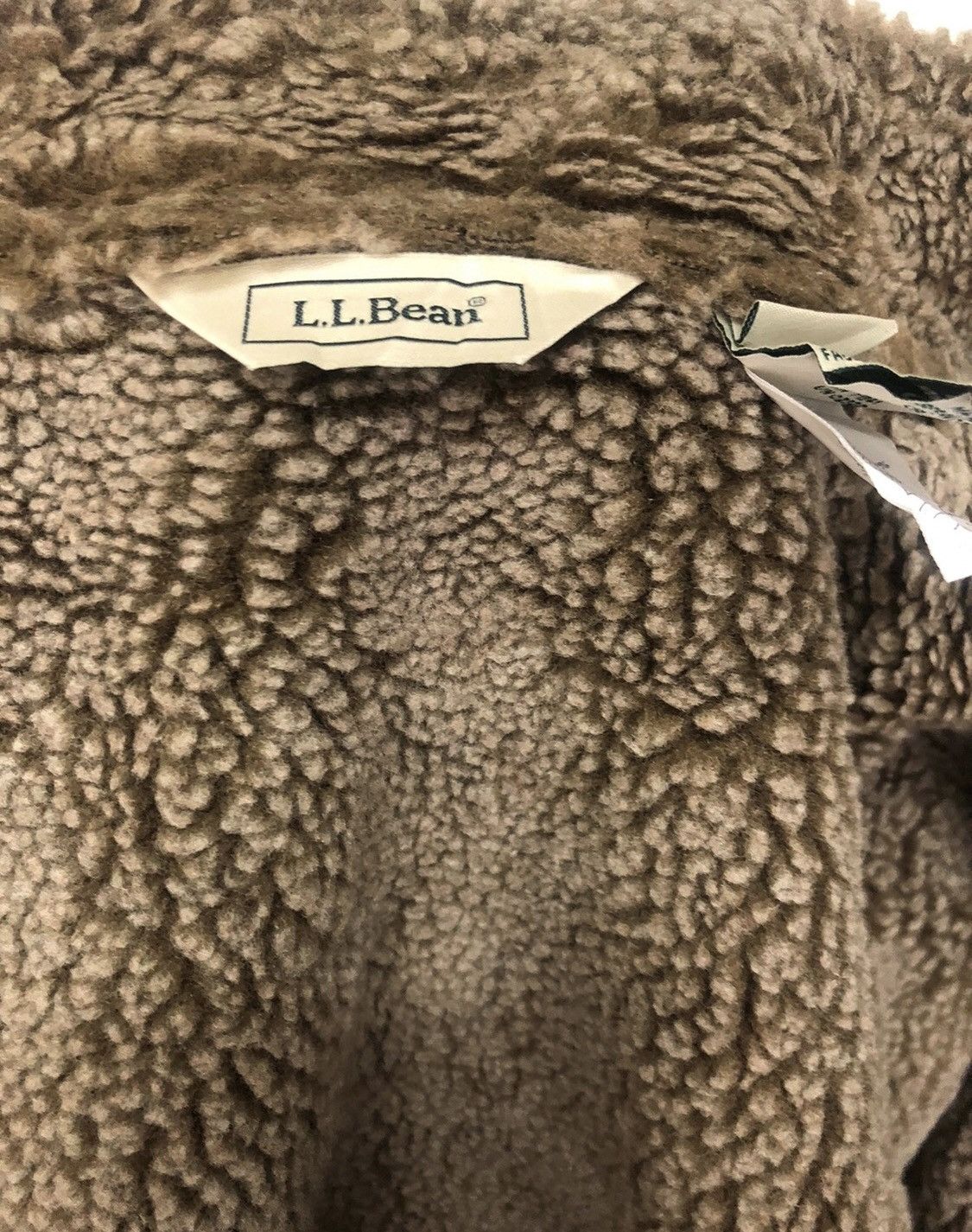 Genuine Leather Mink Fur LL.Bean Sherpa Leather Jacket Size US L / EU 52-54 / 3 - 11 Thumbnail