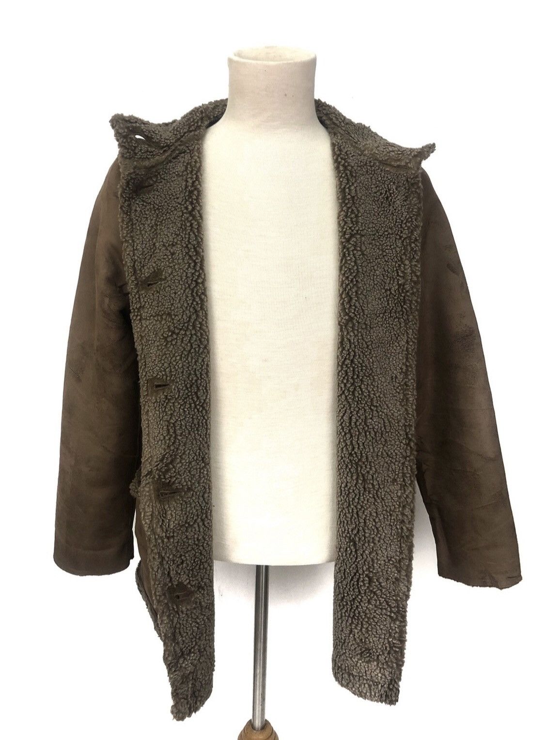 Genuine Leather Mink Fur LL.Bean Sherpa Leather Jacket Size US L / EU 52-54 / 3 - 6 Thumbnail