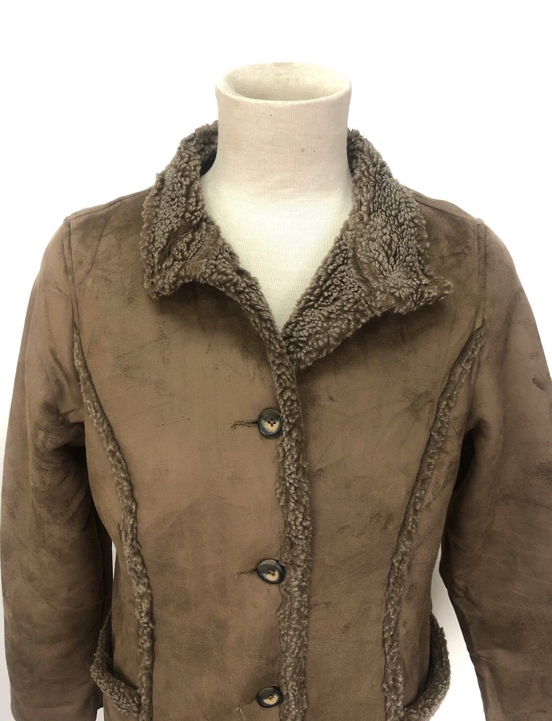 Genuine Leather Mink Fur LL.Bean Sherpa Leather Jacket Size US L / EU 52-54 / 3 - 5 Thumbnail