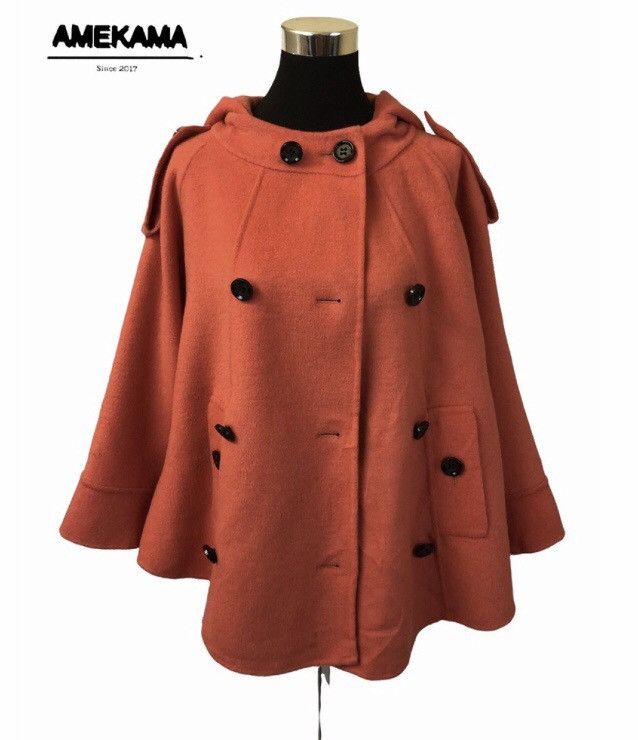 Burberry RARE 🔥🔥🔥 Luxury Burberry Prorsum Wool Cloak Jacket Size L / US 10 / IT 46 - 5 Thumbnail