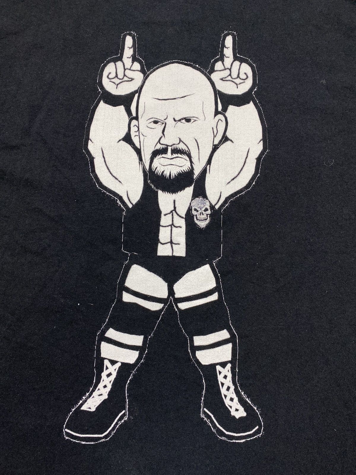 Japanese Brand Vintage Y2k Stone cold Steve Austin tee streetwear size L Size US L / EU 52-54 / 3 - 2 Thumbnail