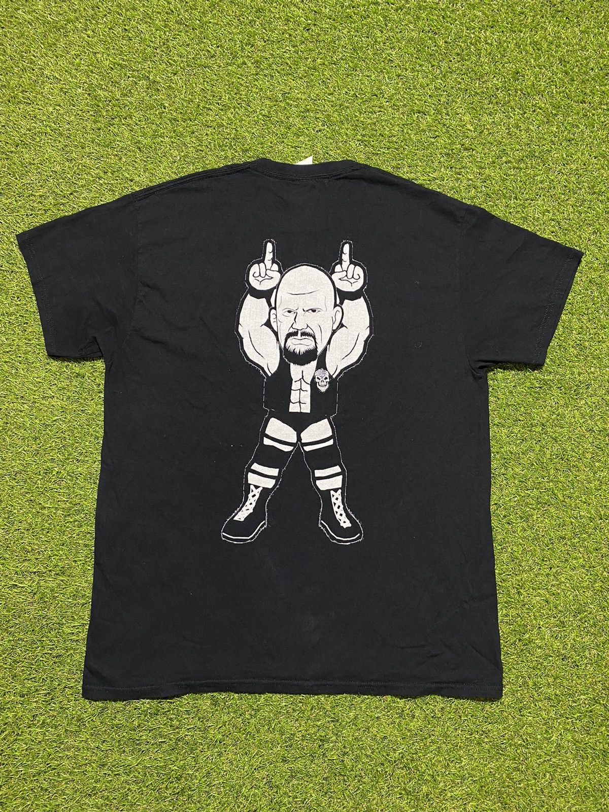 Japanese Brand Vintage Y2k Stone cold Steve Austin tee streetwear size L Size US L / EU 52-54 / 3 - 1 Thumbnail