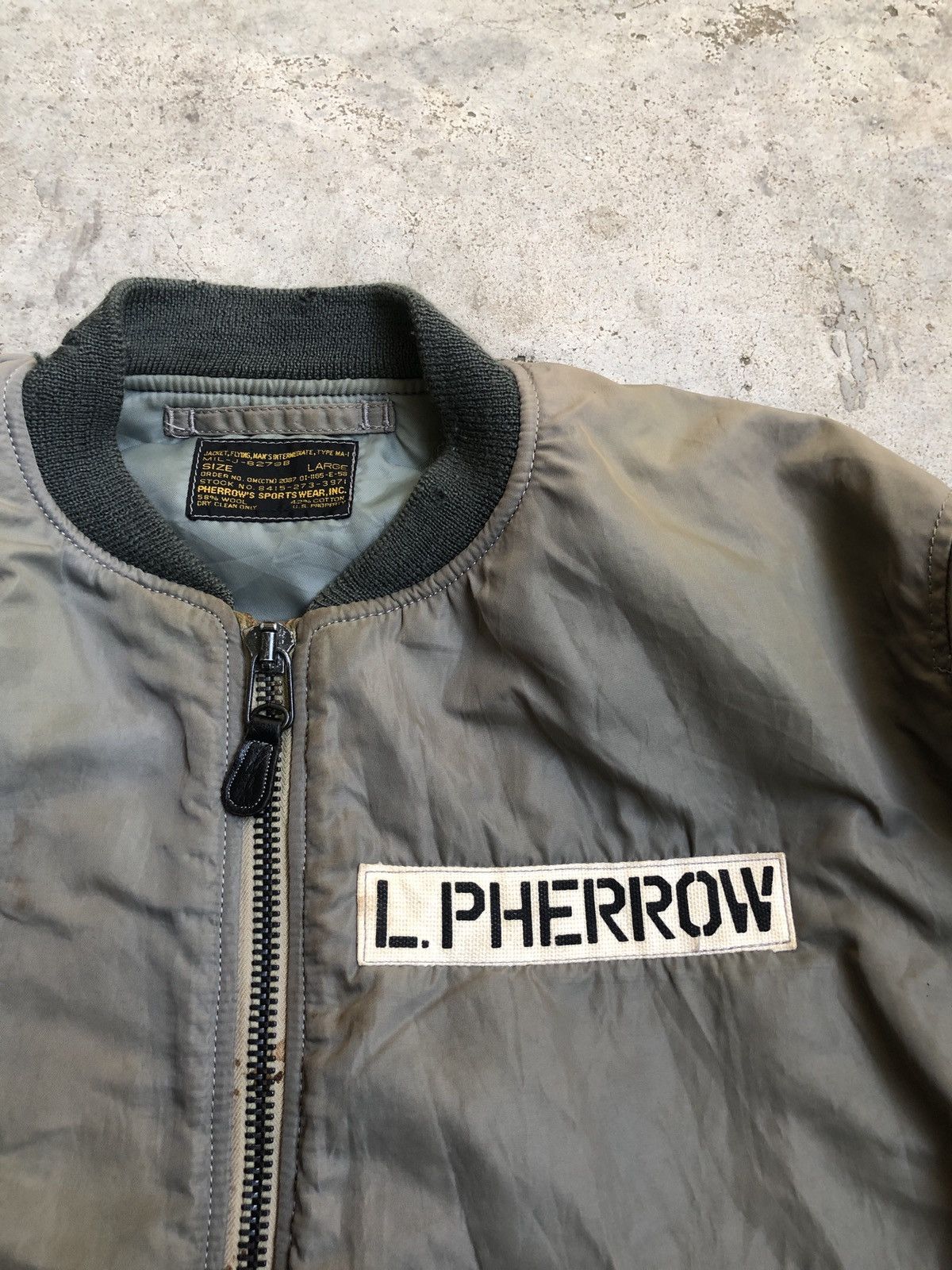 pherrow's sportwear ma-1 jacket