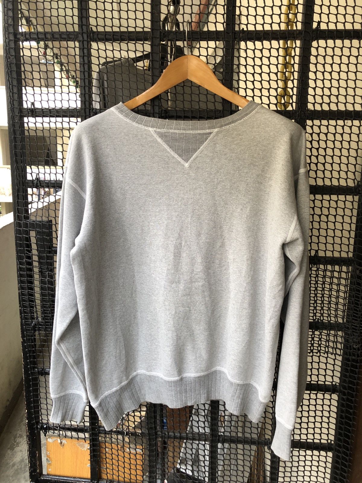 image of Sweet Water Double V Two Tone Sweatshirt in Grey, Men's (Size Large)