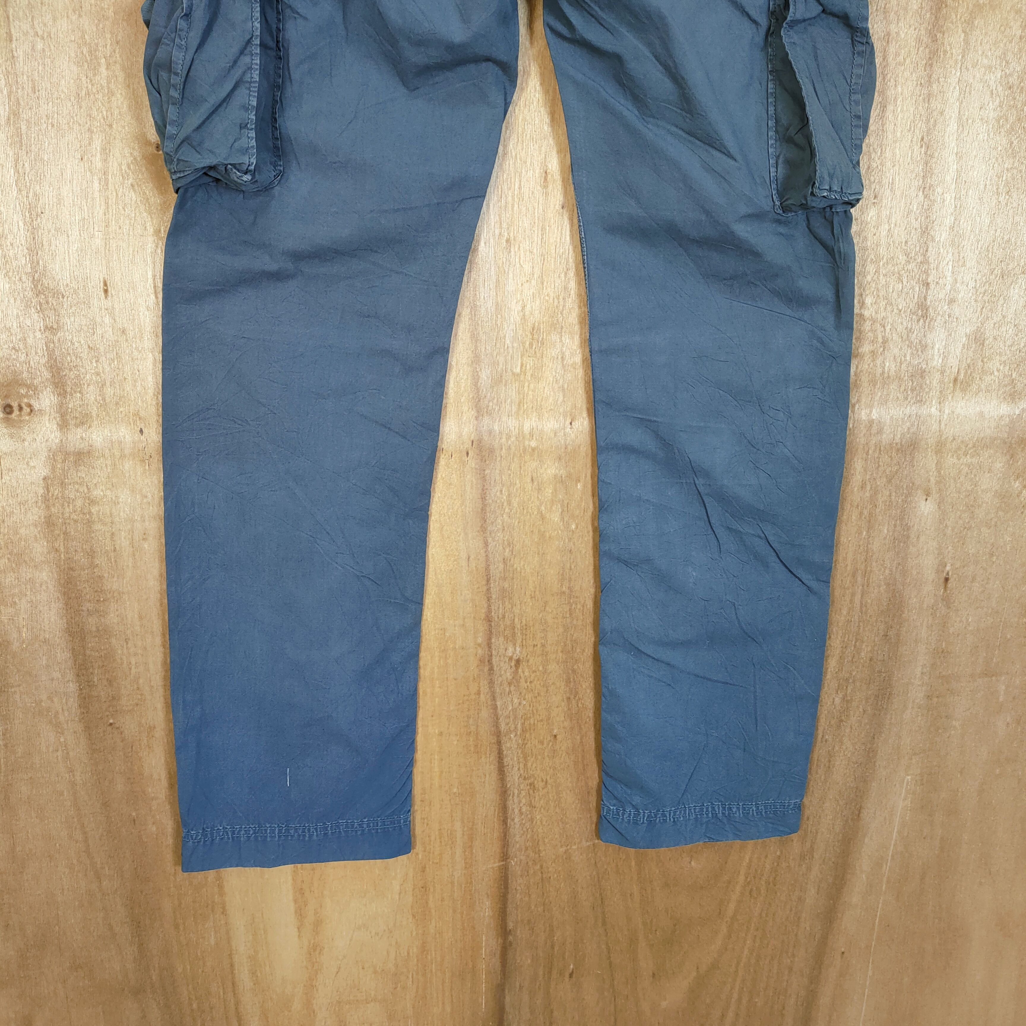 Gap × If Six Was Nine VINTAGE GAP BLUE BONDAGE CARGO PANTS Size US 28 / EU 44 - 8 Thumbnail