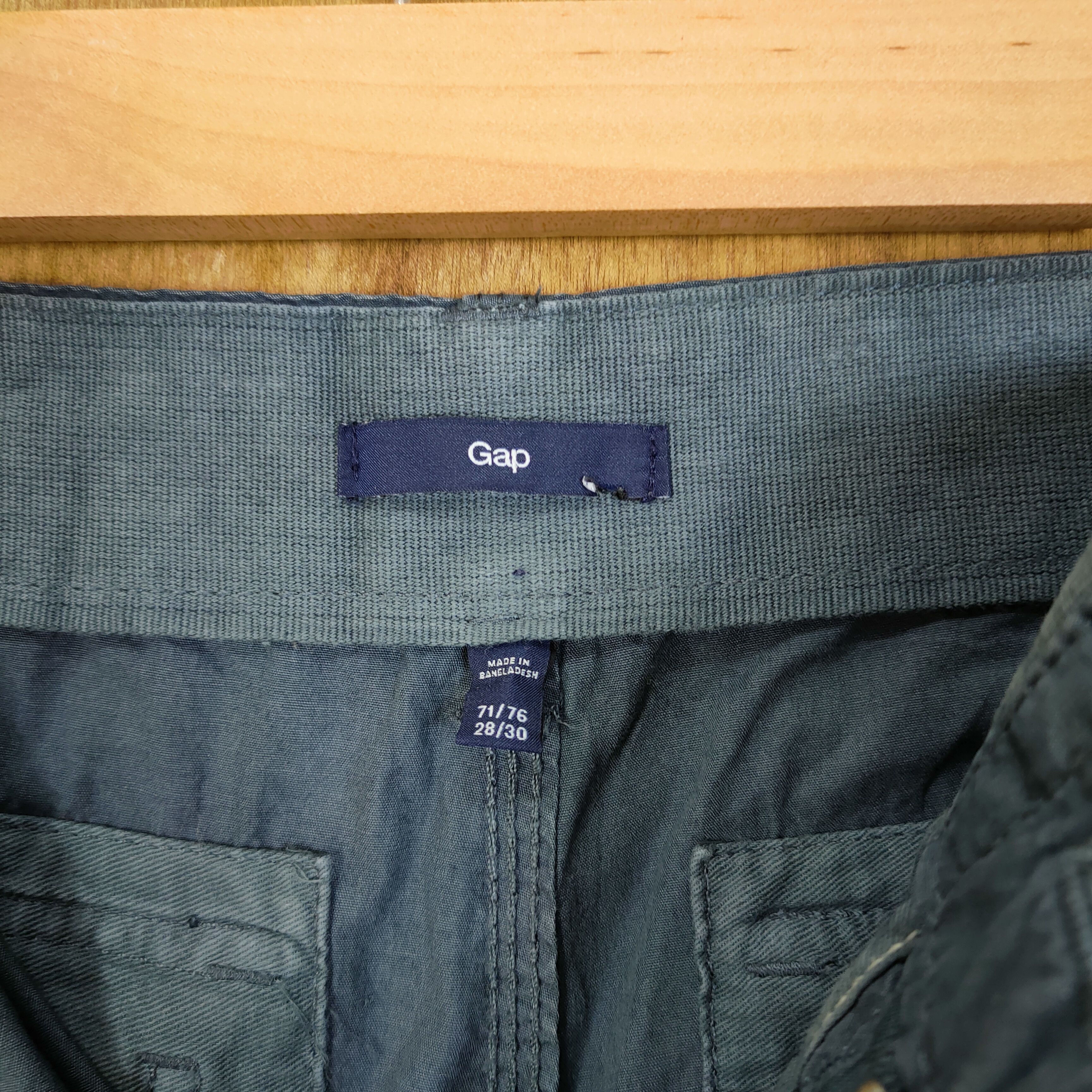 Gap × If Six Was Nine VINTAGE GAP BLUE BONDAGE CARGO PANTS Size US 28 / EU 44 - 11 Thumbnail