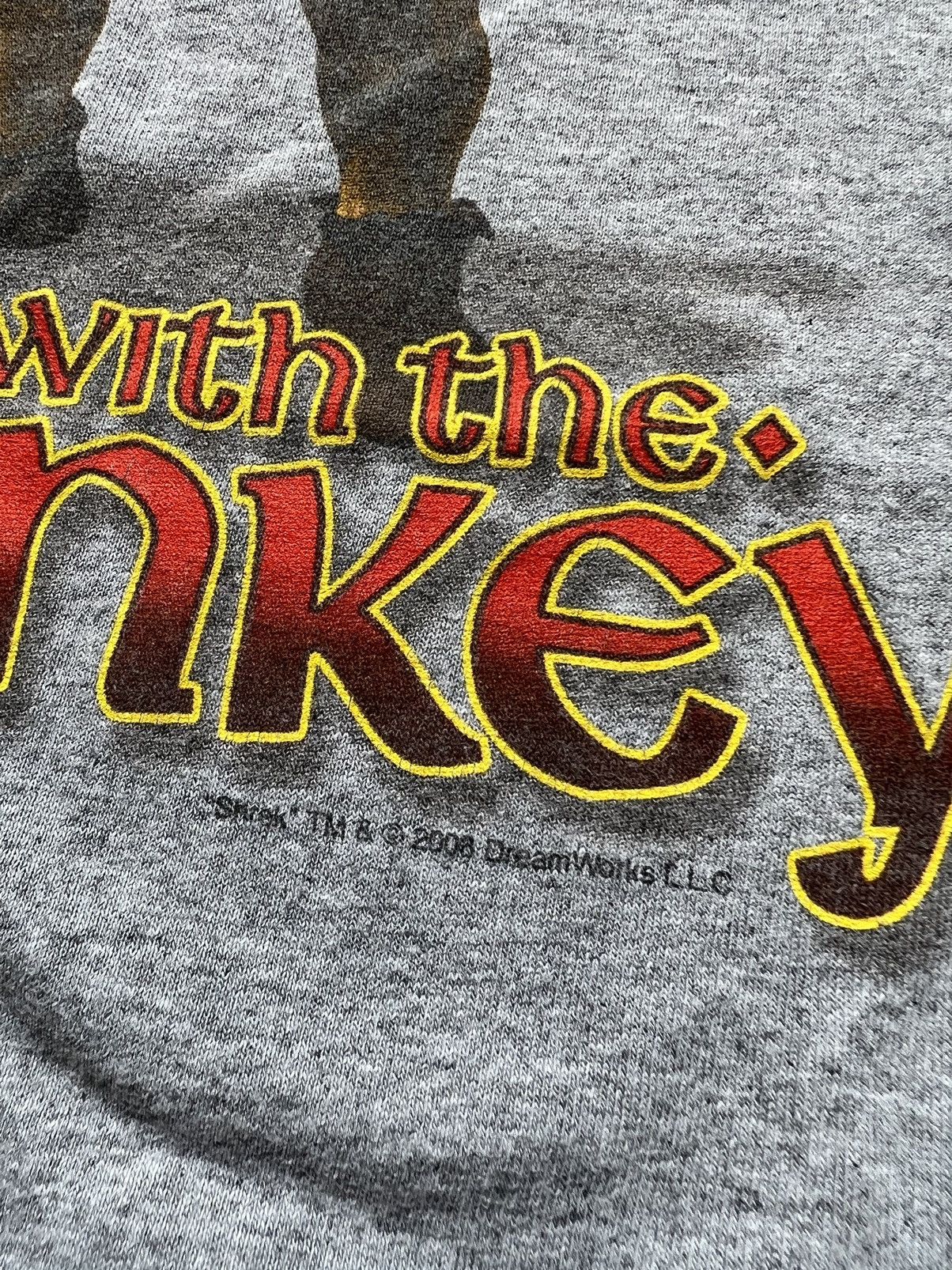 Universal Studios × Vintage Y2K Vintage 2003 Shrek Movie Promo T Shirt Size US L / EU 52-54 / 3 - 4 Thumbnail