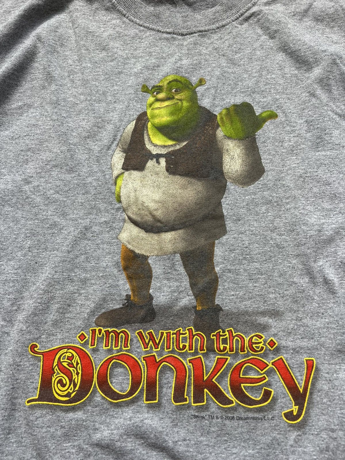 Universal Studios × Vintage Y2K Vintage 2003 Shrek Movie Promo T Shirt Size US L / EU 52-54 / 3 - 3 Thumbnail