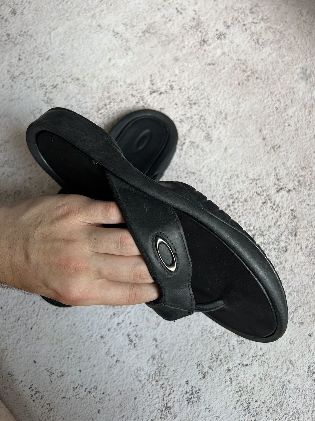 Oakley × Vintage Oakley Vintage Leather Flip Flops / Slippers + belt Size US 9 / EU 42 - 5 Thumbnail