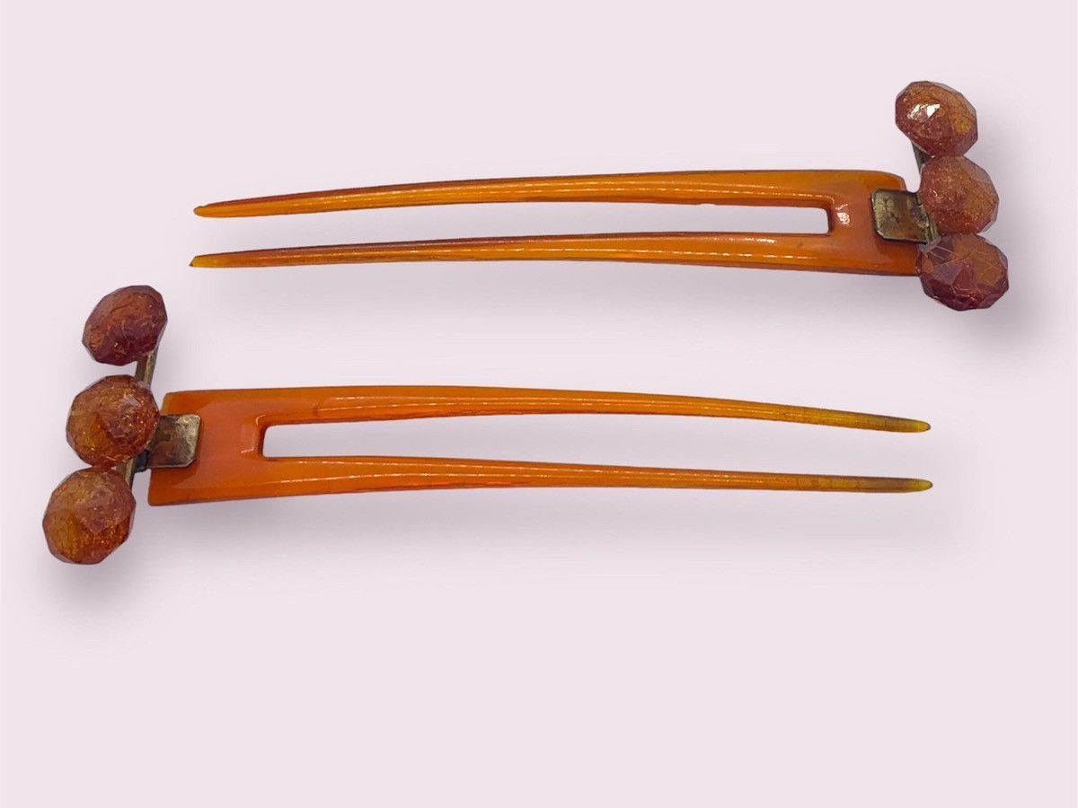 Other Amber Hair Fork Sticks Ornament Accessory Set Size ONE SIZE - 3 Thumbnail