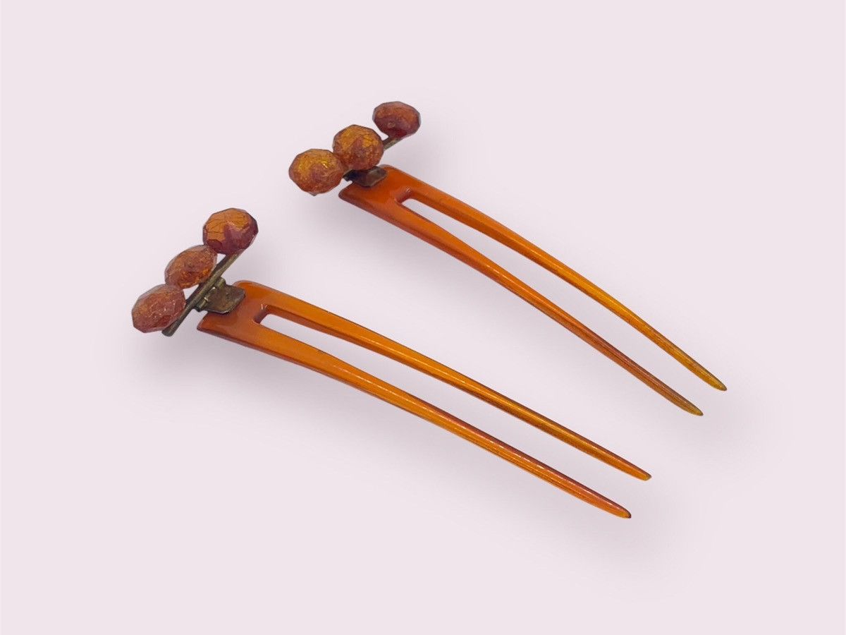 Other Amber Hair Fork Sticks Ornament Accessory Set Size ONE SIZE - 2 Thumbnail