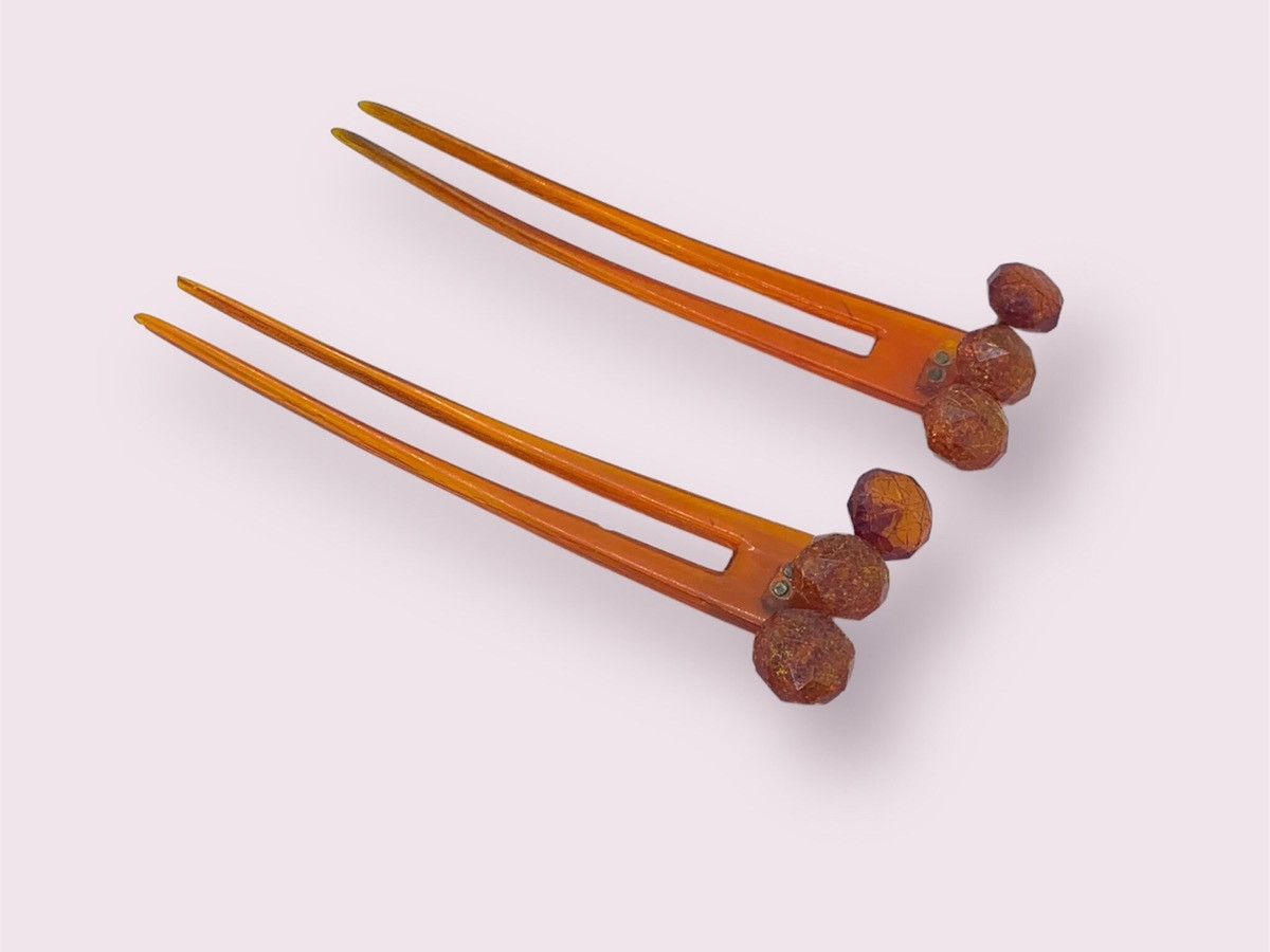 Other Amber Hair Fork Sticks Ornament Accessory Set Size ONE SIZE - 4 Thumbnail