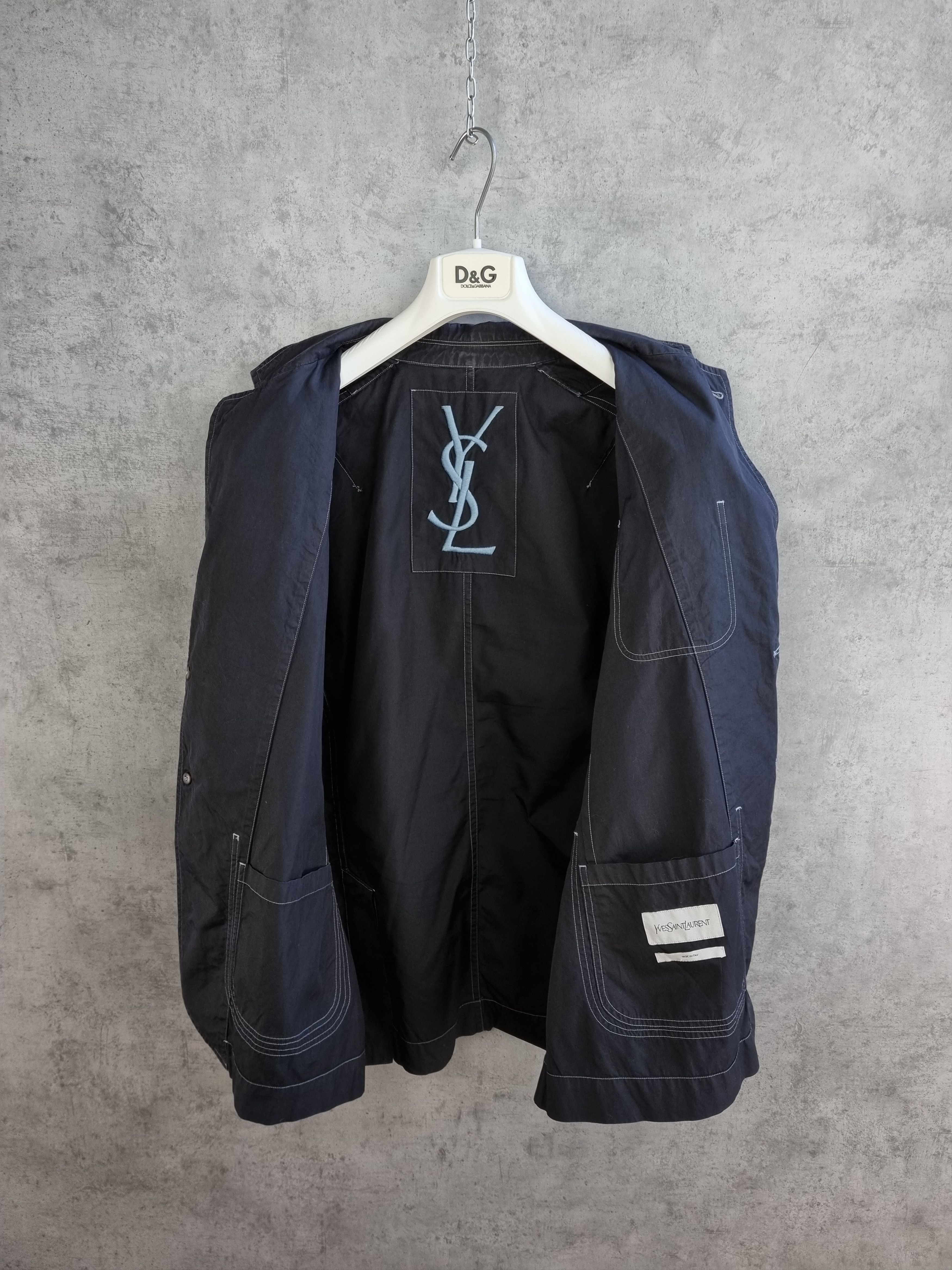 Yves Saint Laurent 90s Rare YSL Yves Saint Laurent Blazer Made in Italy Size US M / EU 48-50 / 2 - 8 Thumbnail