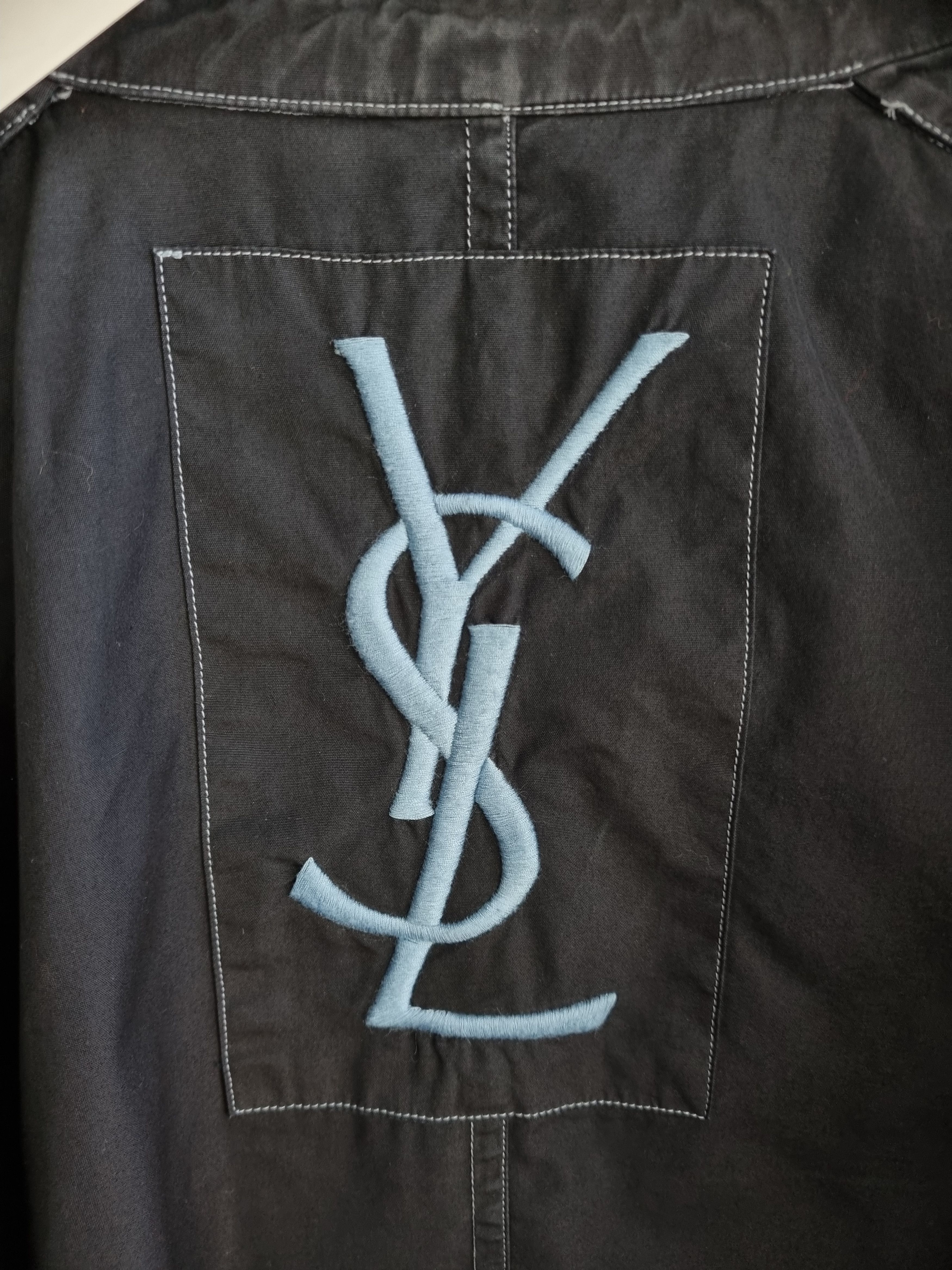 Yves Saint Laurent 90s Rare YSL Yves Saint Laurent Blazer Made in Italy Size US M / EU 48-50 / 2 - 12 Thumbnail