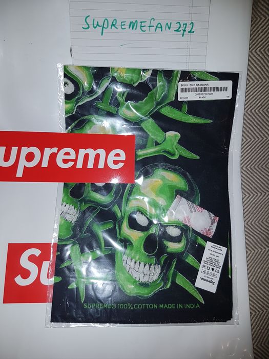 Supreme skull pile t sales shirt