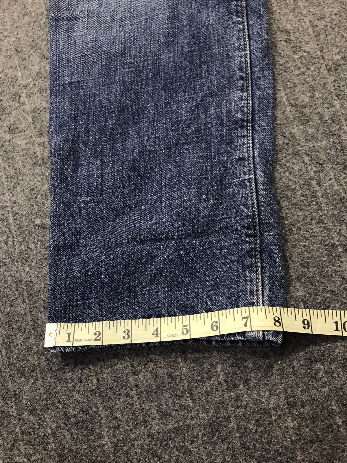 Eddie Bauer Eddie Bauer Denim Jeans Straight Cut Checked Inner Design Size US 31 - 16 Thumbnail