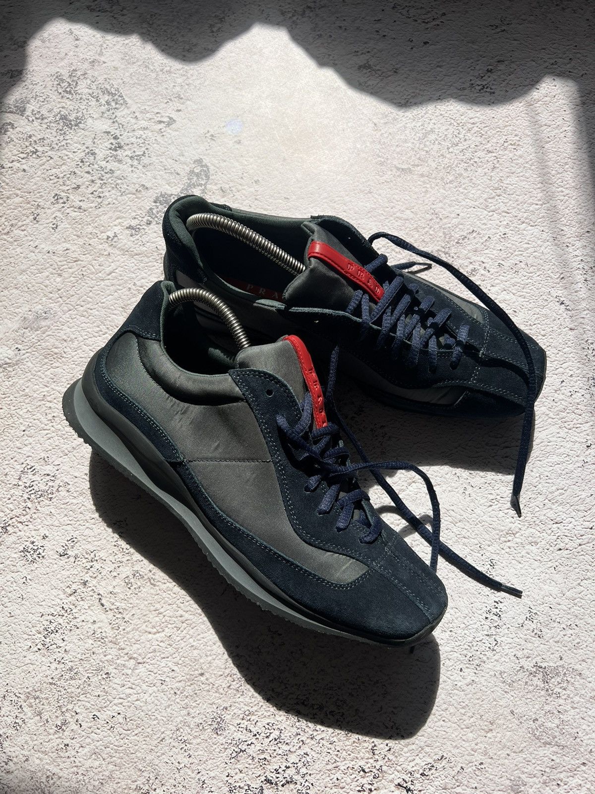 Prada × Vintage Vintage Prada Sport Low Runner Top Sneakers 7.5 Size US 7.5 / EU 40-41 - 4 Thumbnail