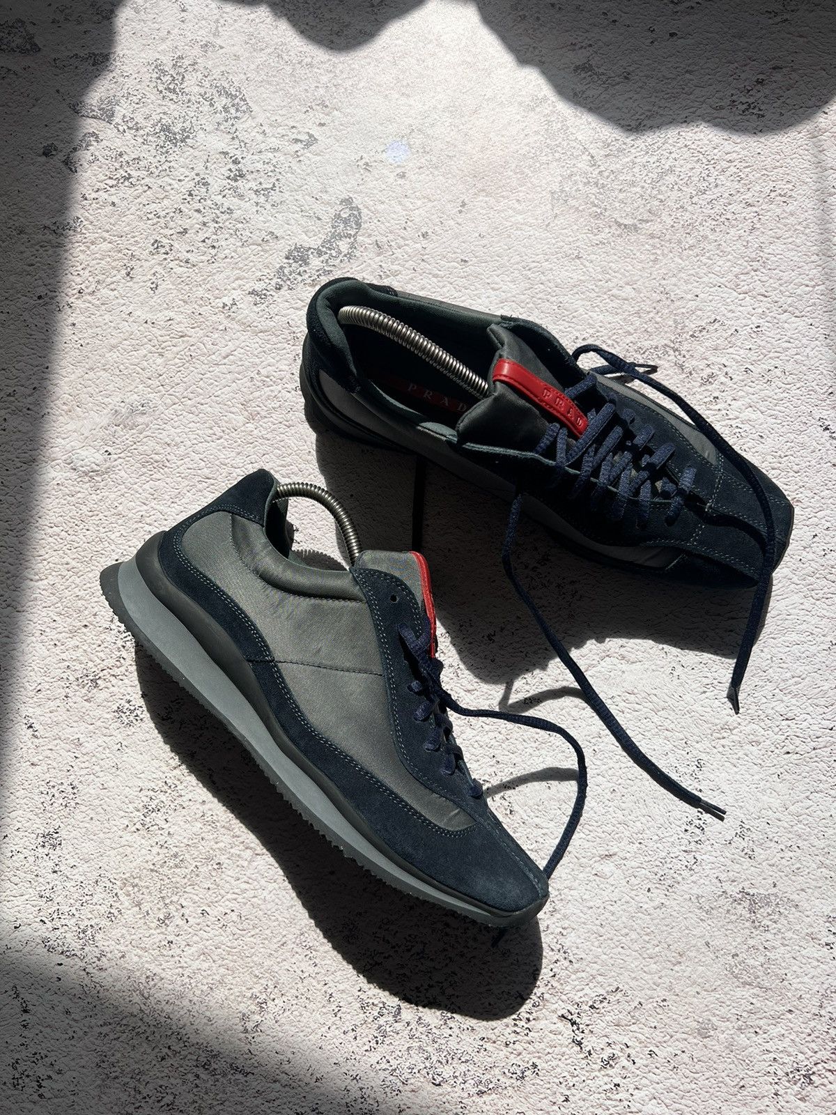 Prada × Vintage Vintage Prada Sport Low Runner Top Sneakers 7.5 Size US 7.5 / EU 40-41 - 2 Thumbnail
