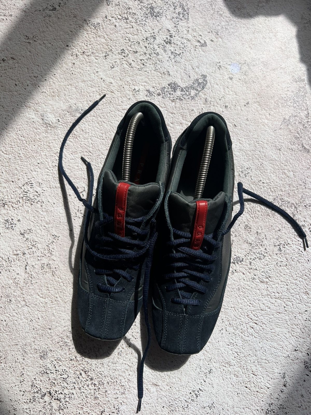 Prada × Vintage Vintage Prada Sport Low Runner Top Sneakers 7.5 Size US 7.5 / EU 40-41 - 11 Thumbnail