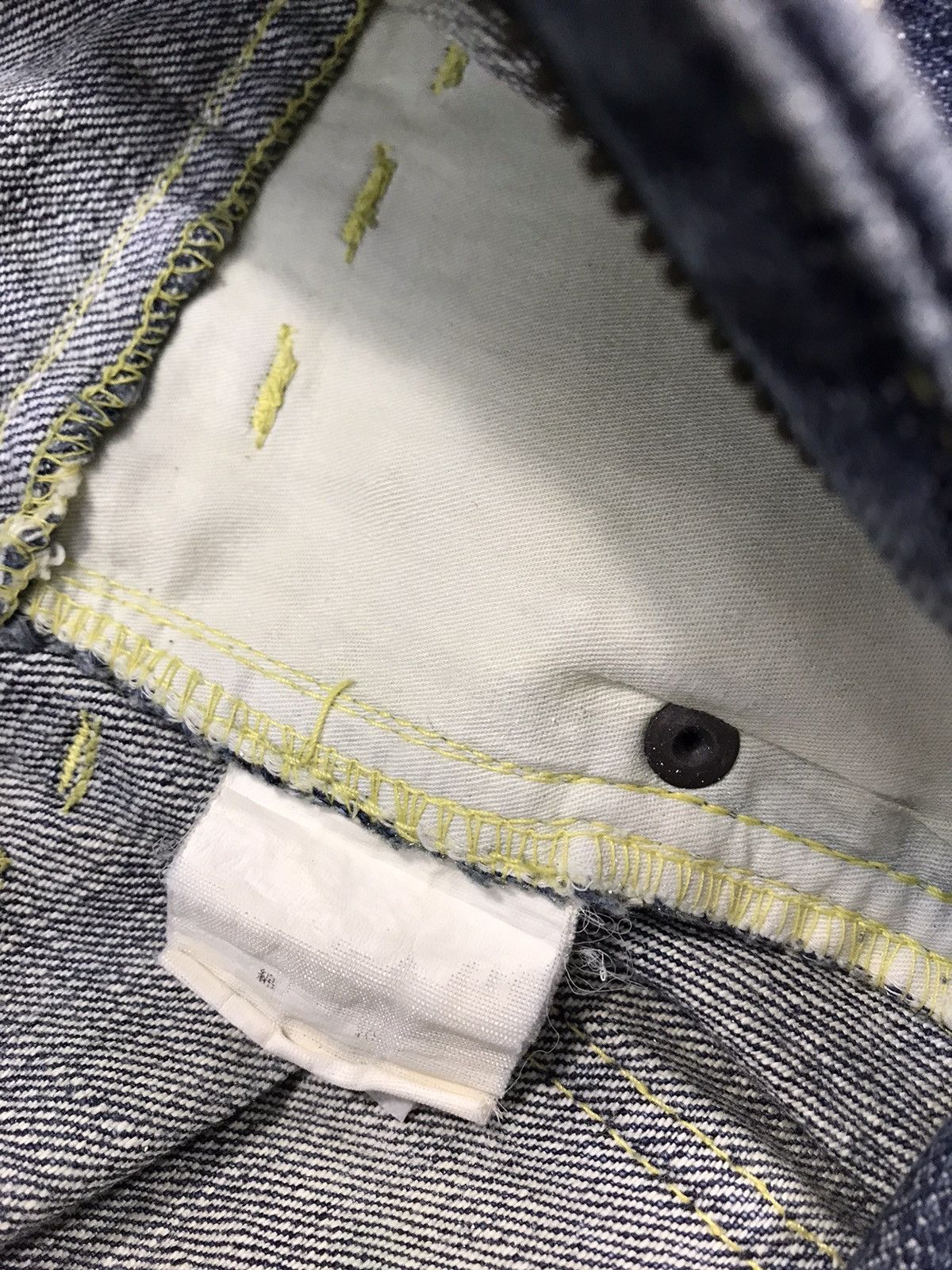 Japanese Brand Double Waist Breath Mint BRTHBREATH Denim Jeans Size US 32 / EU 48 - 10 Thumbnail