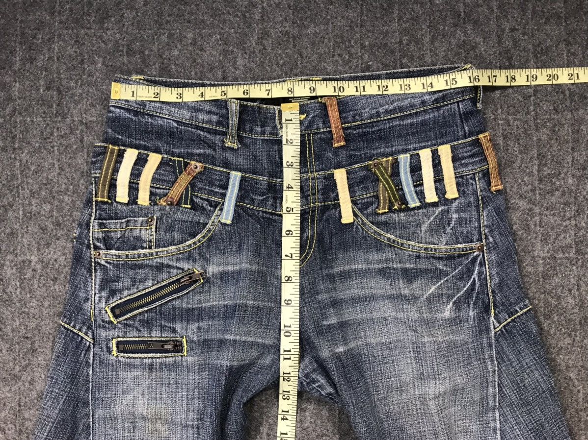 Japanese Brand Double Waist Breath Mint BRTHBREATH Denim Jeans Size US 32 / EU 48 - 12 Thumbnail