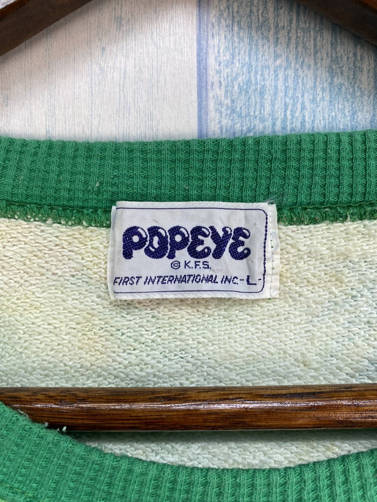 Cartoon Network Vintage Popeye Overprint Sweatshirt Size US L / EU 52-54 / 3 - 4 Thumbnail
