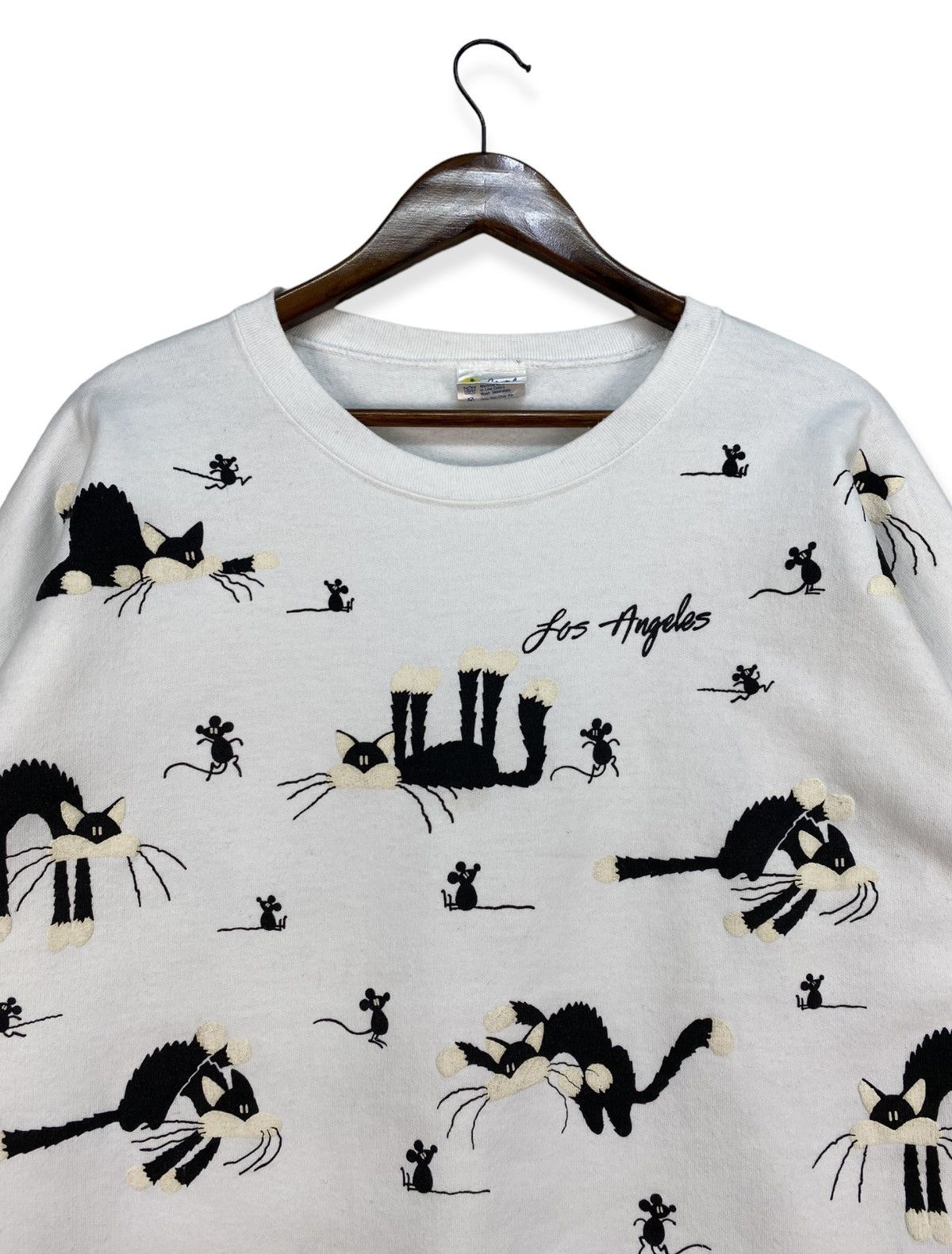Habitat Vintage 80s Los Angeles Lifestyle Sweatshirt Size US L / EU 52-54 / 3 - 2 Thumbnail