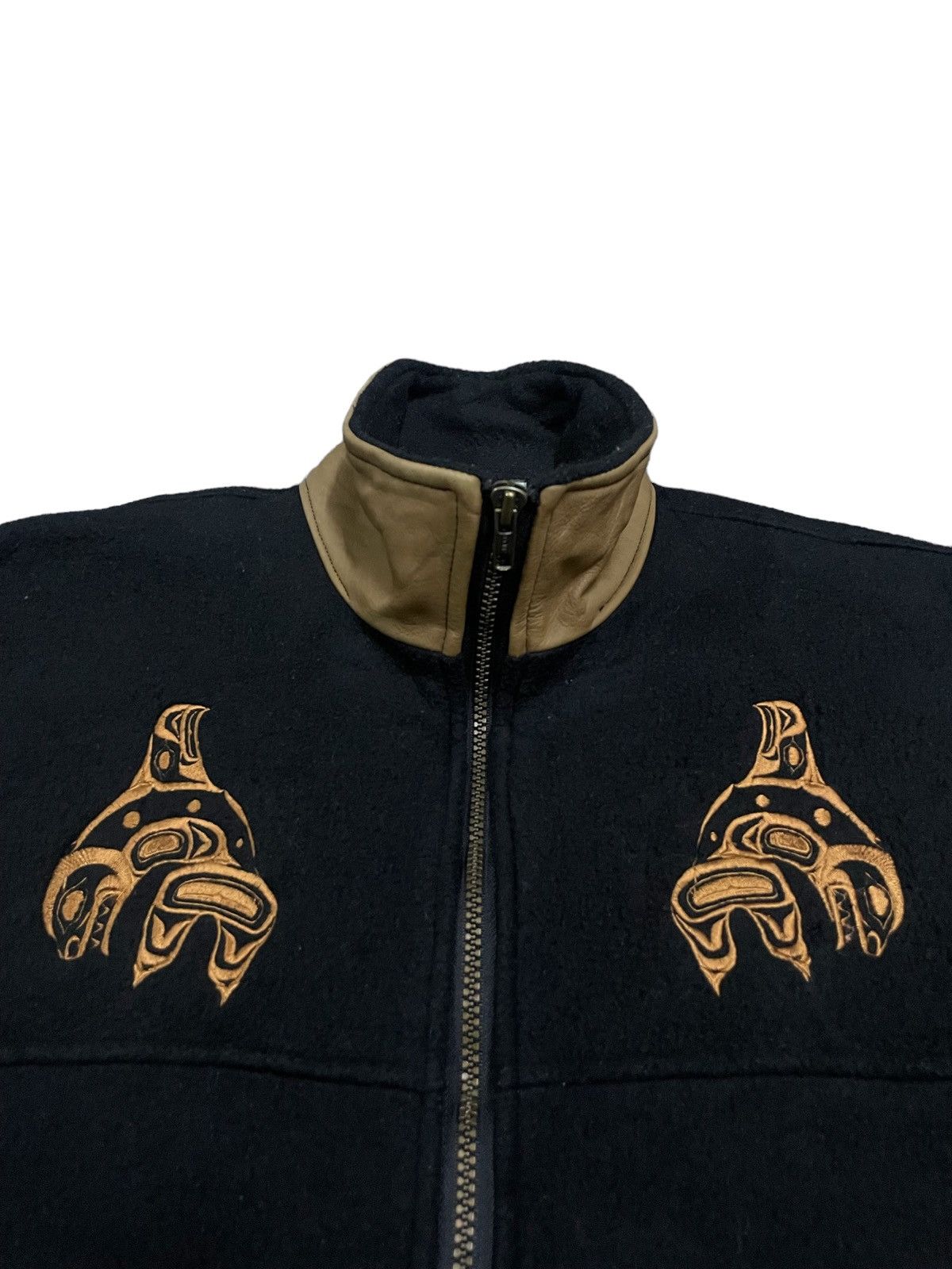Japanese Brand Japanese Embroidery True Religion Karakuri Style Fleece Vest Size US L / EU 52-54 / 3 - 8 Thumbnail