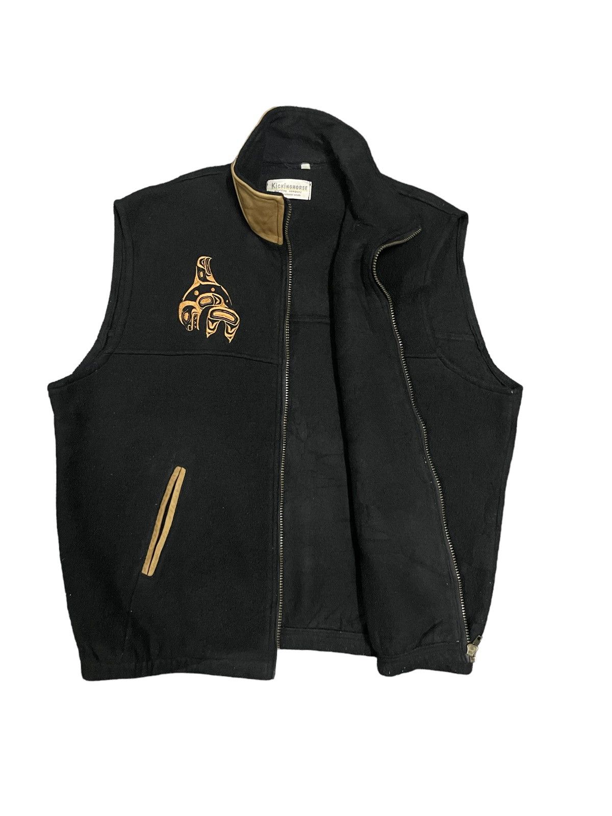 Japanese Brand Japanese Embroidery True Religion Karakuri Style Fleece Vest Size US L / EU 52-54 / 3 - 10 Thumbnail