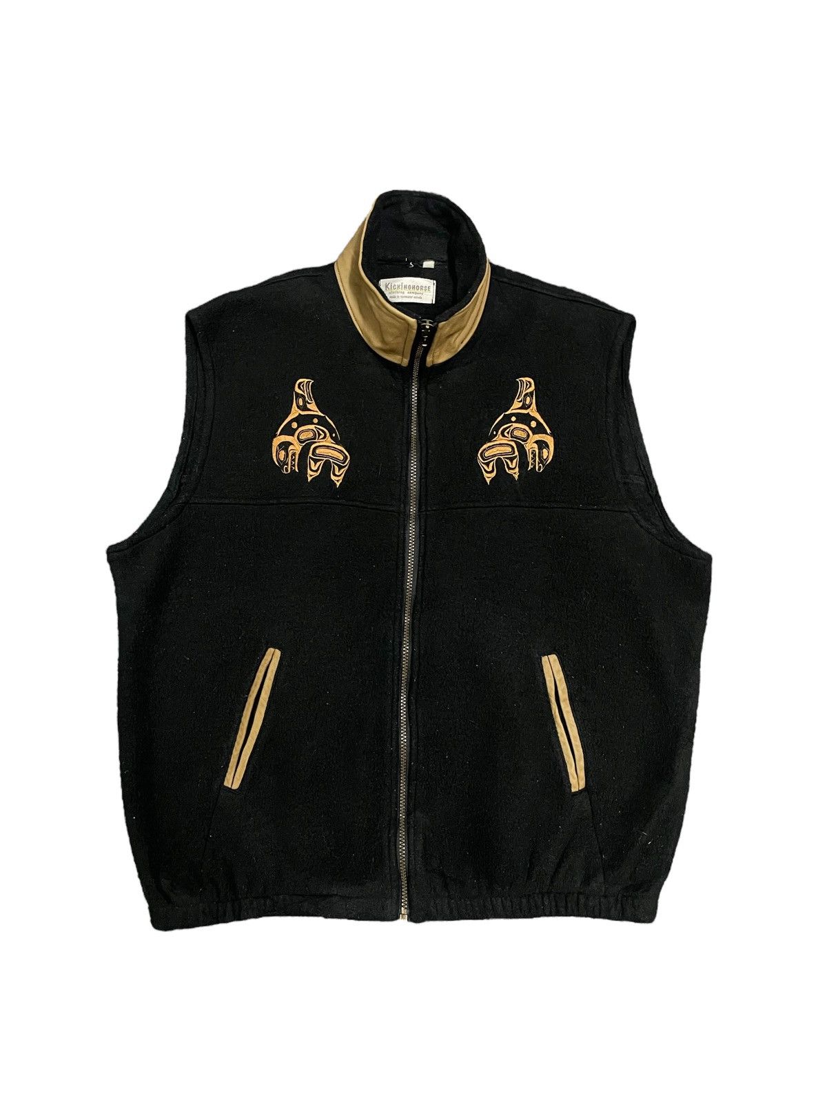 Japanese Brand Japanese Embroidery True Religion Karakuri Style Fleece Vest Size US L / EU 52-54 / 3 - 1 Thumbnail
