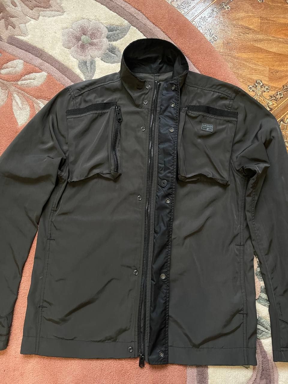 G-Star G-Star RAW Crad Overshirt Pockets Nylon Jacket Size US L / EU 52-54 / 3 - 8 Thumbnail