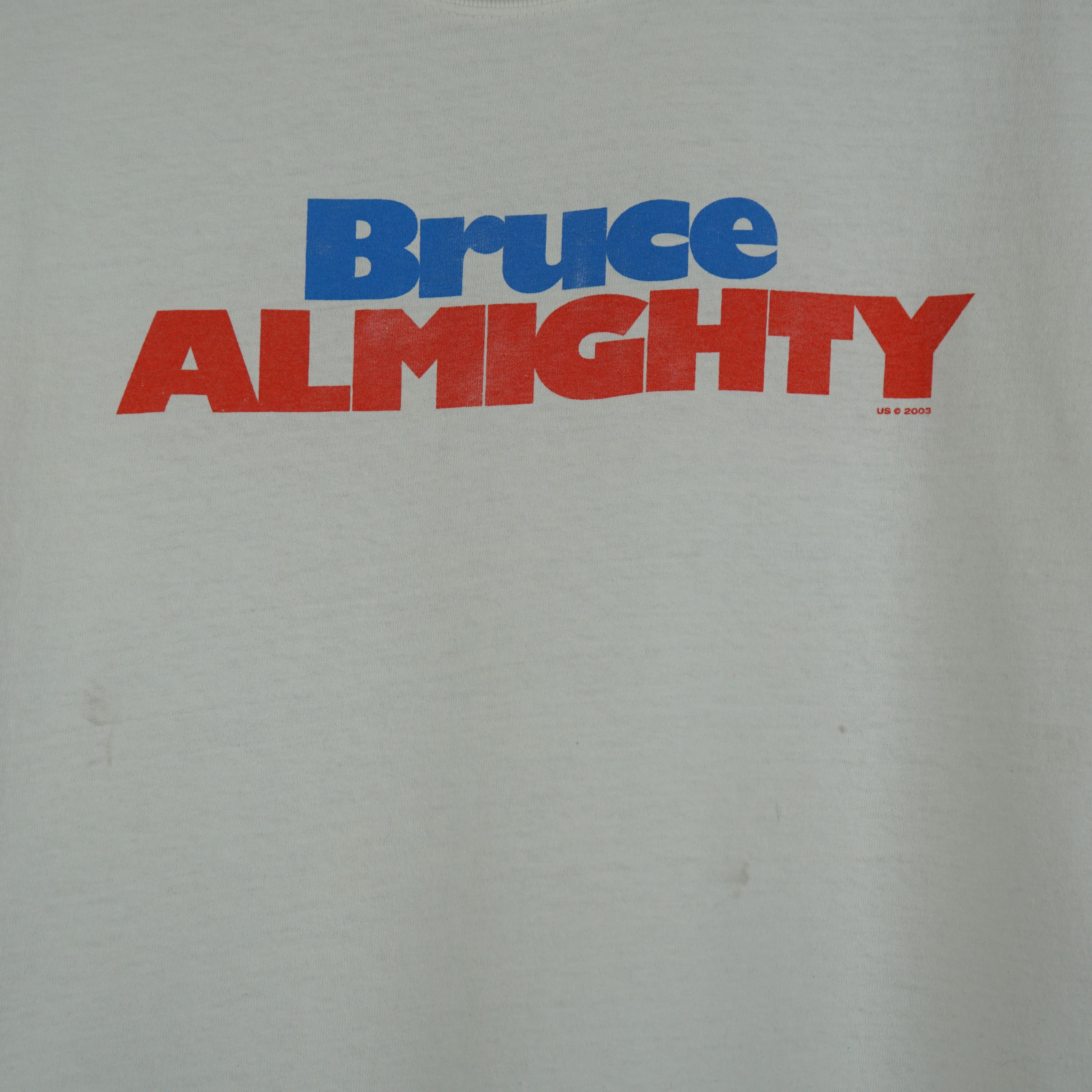 Vintage 2003 Bruce AllMighty t-shirt Jim Carrey Size US XXL / EU 58 / 5 - 2 Thumbnail