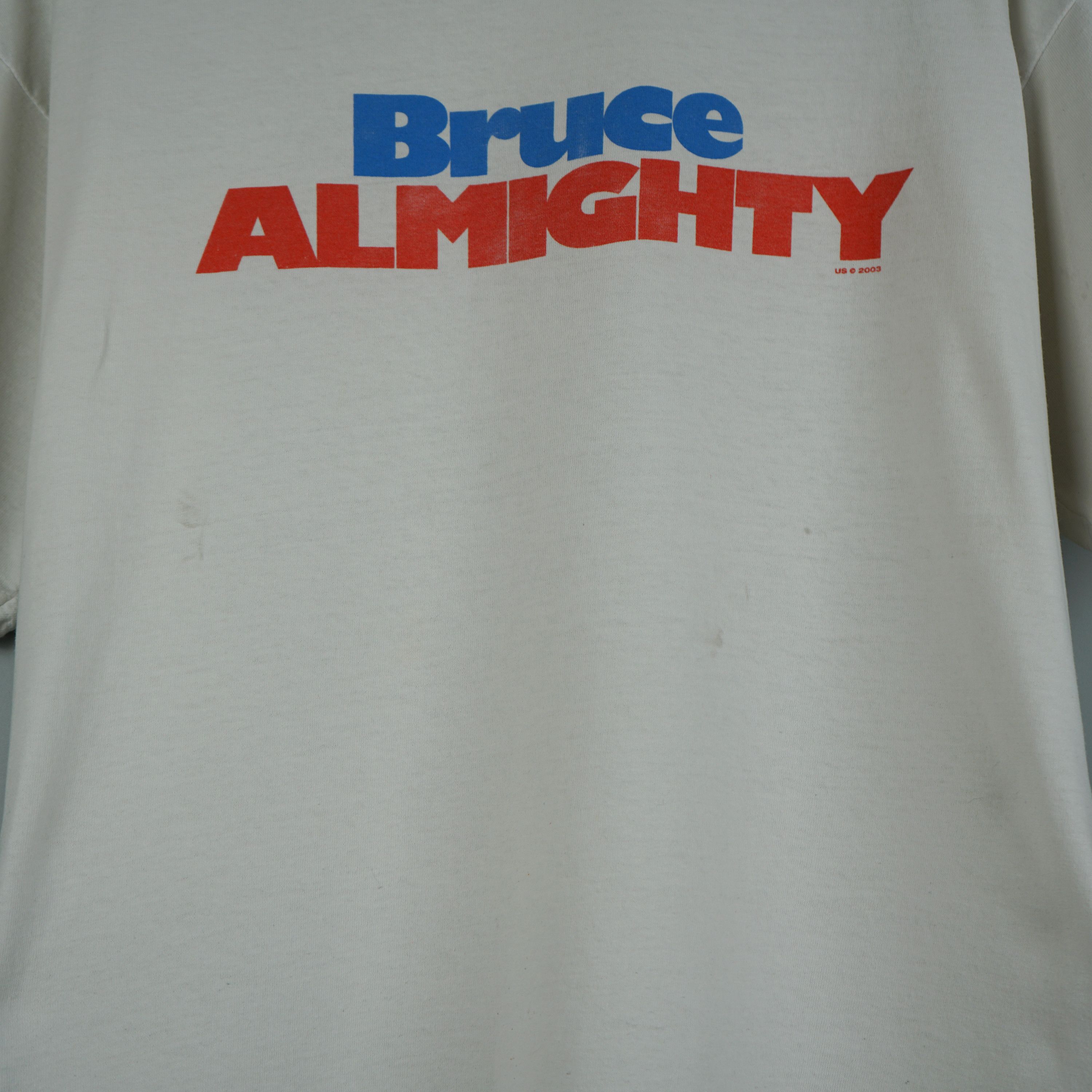 Vintage 2003 Bruce AllMighty t-shirt Jim Carrey Size US XXL / EU 58 / 5 - 6 Thumbnail
