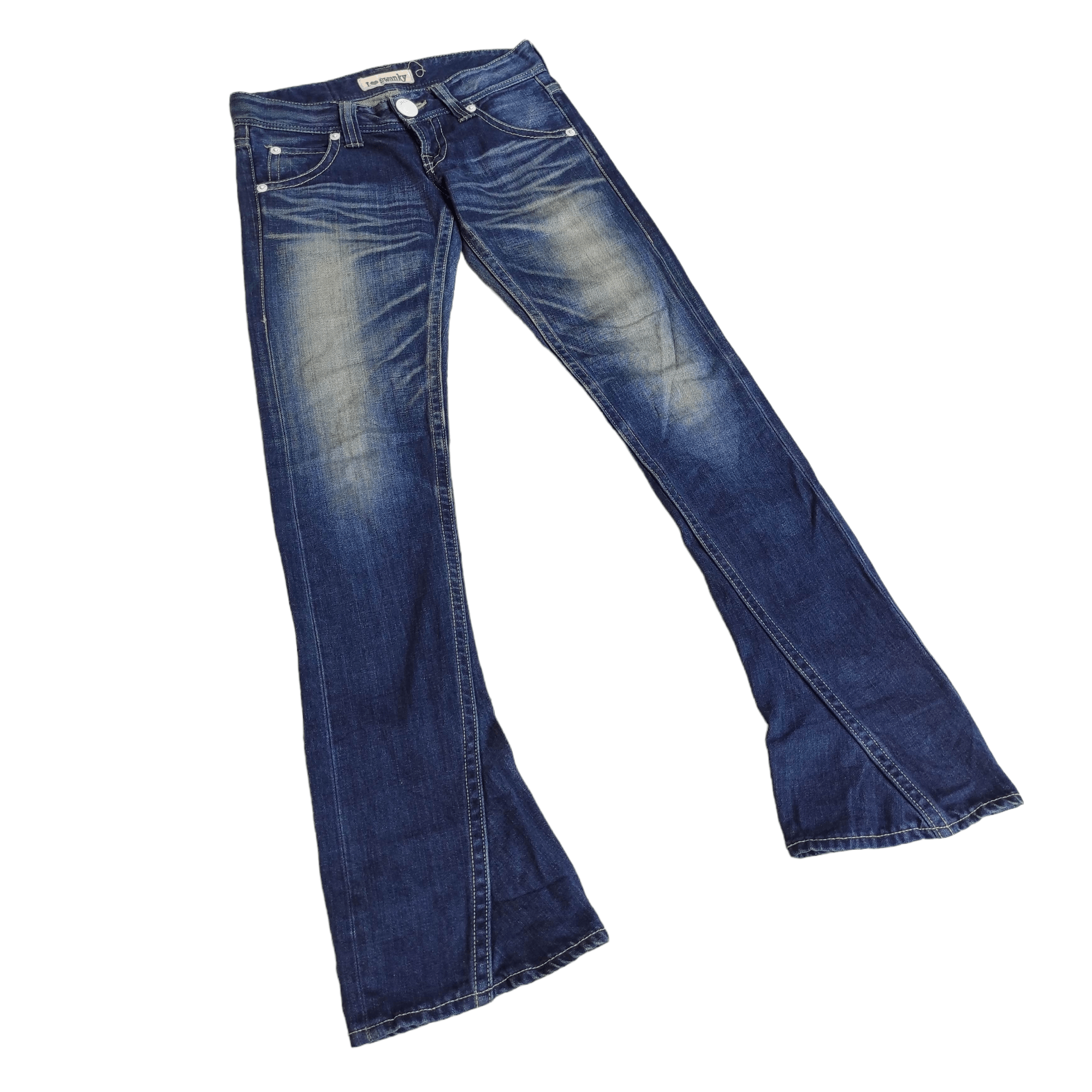 Flare Jeans SWANKY low rise Bootcut Denim size 24 fit 26