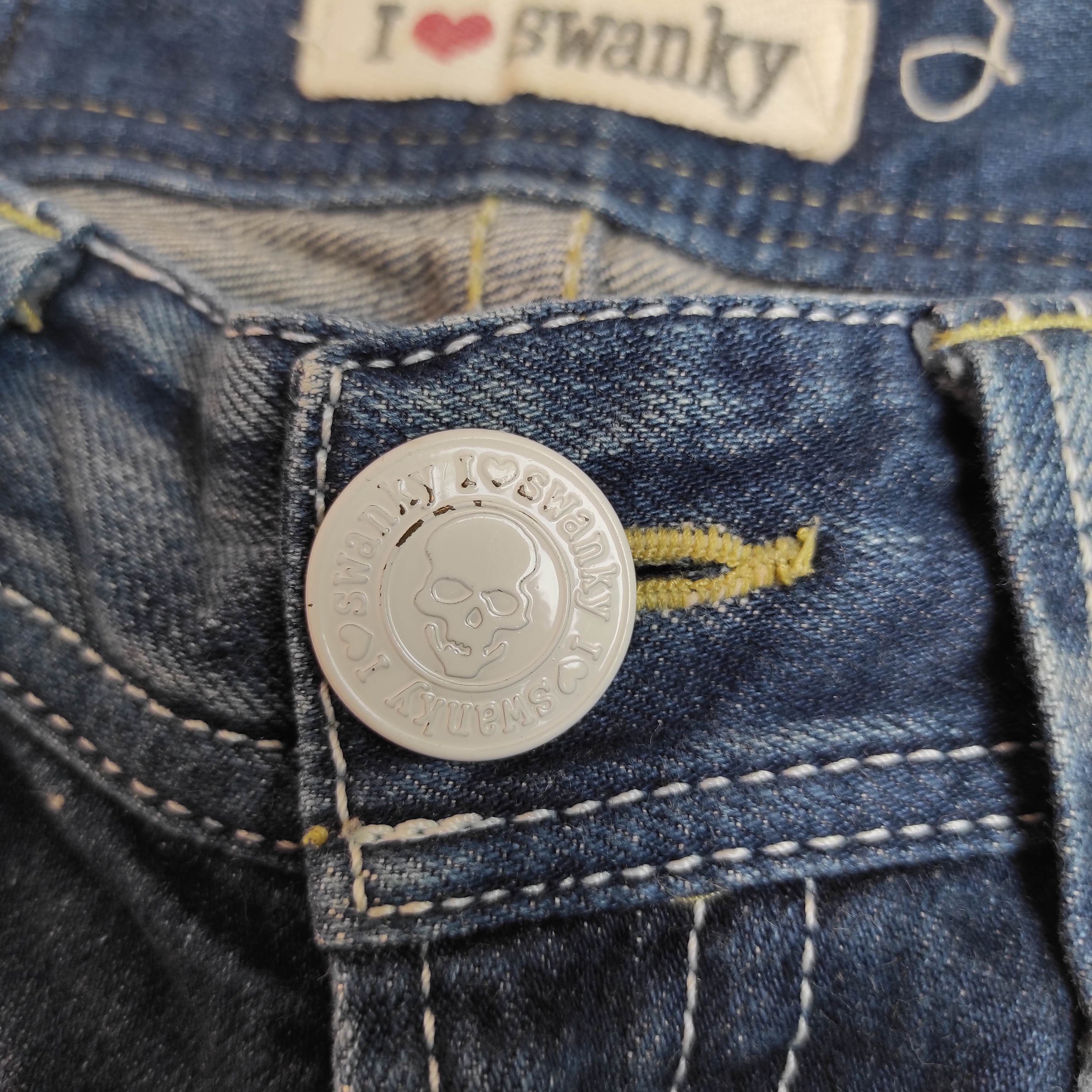 Hysteric Glamour Flare Jeans SWANKY low rise Bootcut Denim size 24 fit 26 Size US 26 / EU 42 - 7 Thumbnail