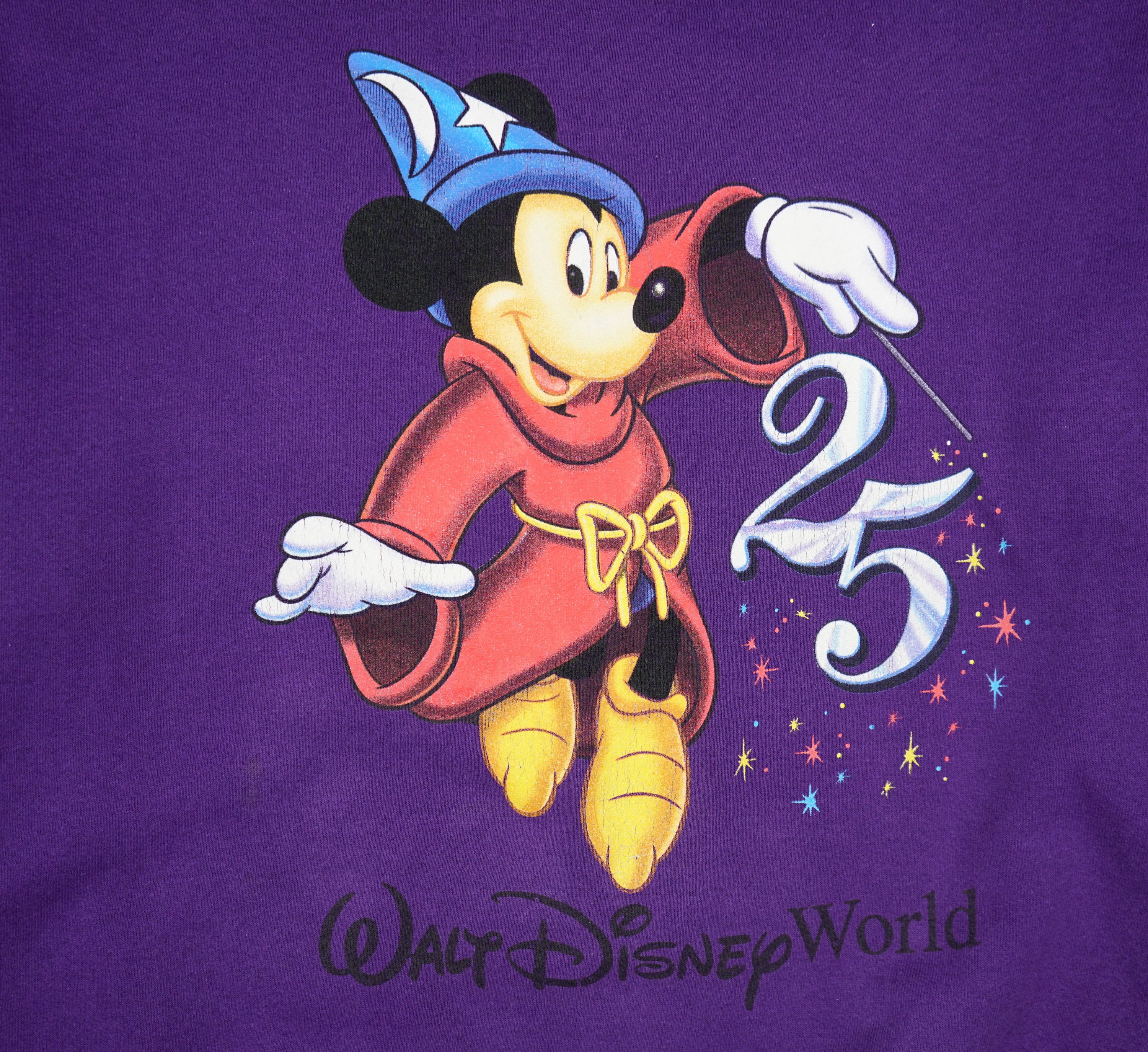 Disney × Mickey Mouse × Vintage 1990s Mickey Mouse Magician Sweatshirt Size US XL / EU 56 / 4 - 2 Thumbnail