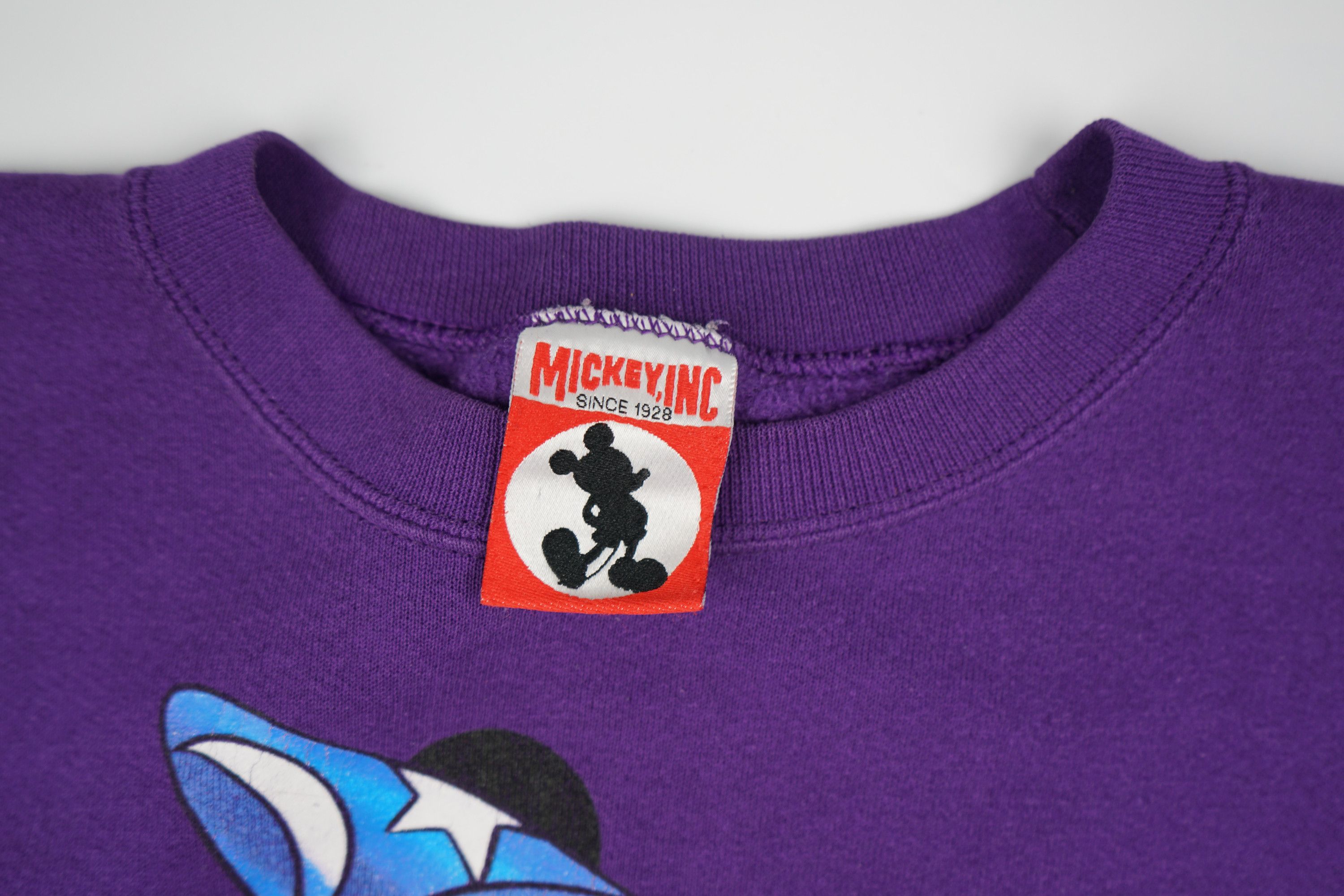 Disney × Mickey Mouse × Vintage 1990s Mickey Mouse Magician Sweatshirt Size US XL / EU 56 / 4 - 4 Thumbnail
