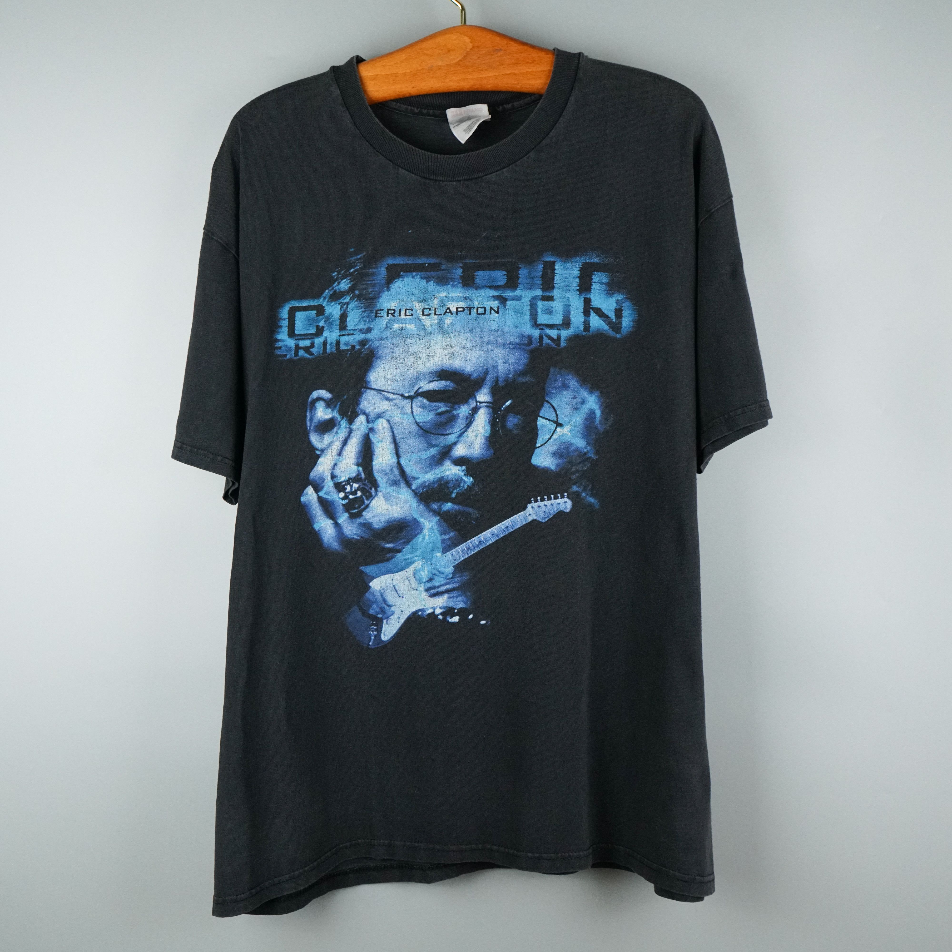 T-Shirt Eric Clapton Europe Tour 1998 – Taille XL – Noir – Vintage Rock