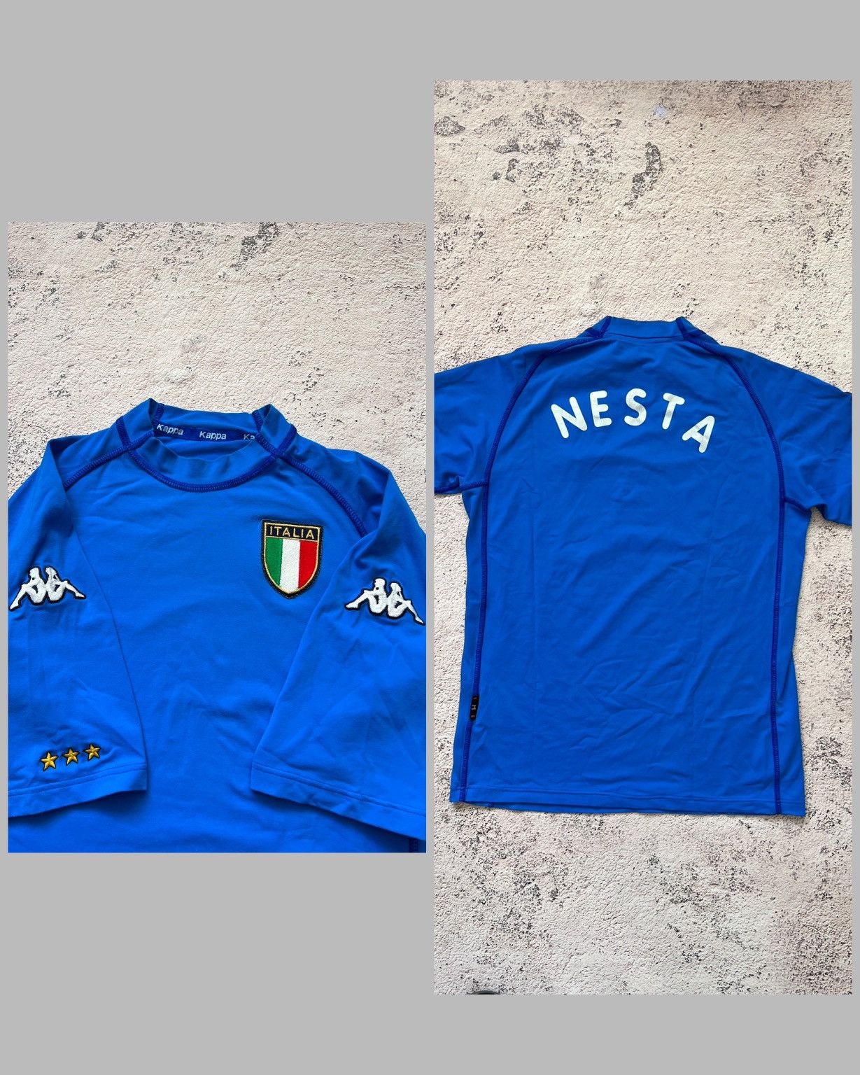 Kappa × Vintage 2002 ITALY NESTA Vintage Kappa Football Shirt Jersey 2002 Size US M / EU 48-50 / 2 - 1 Thumbnail