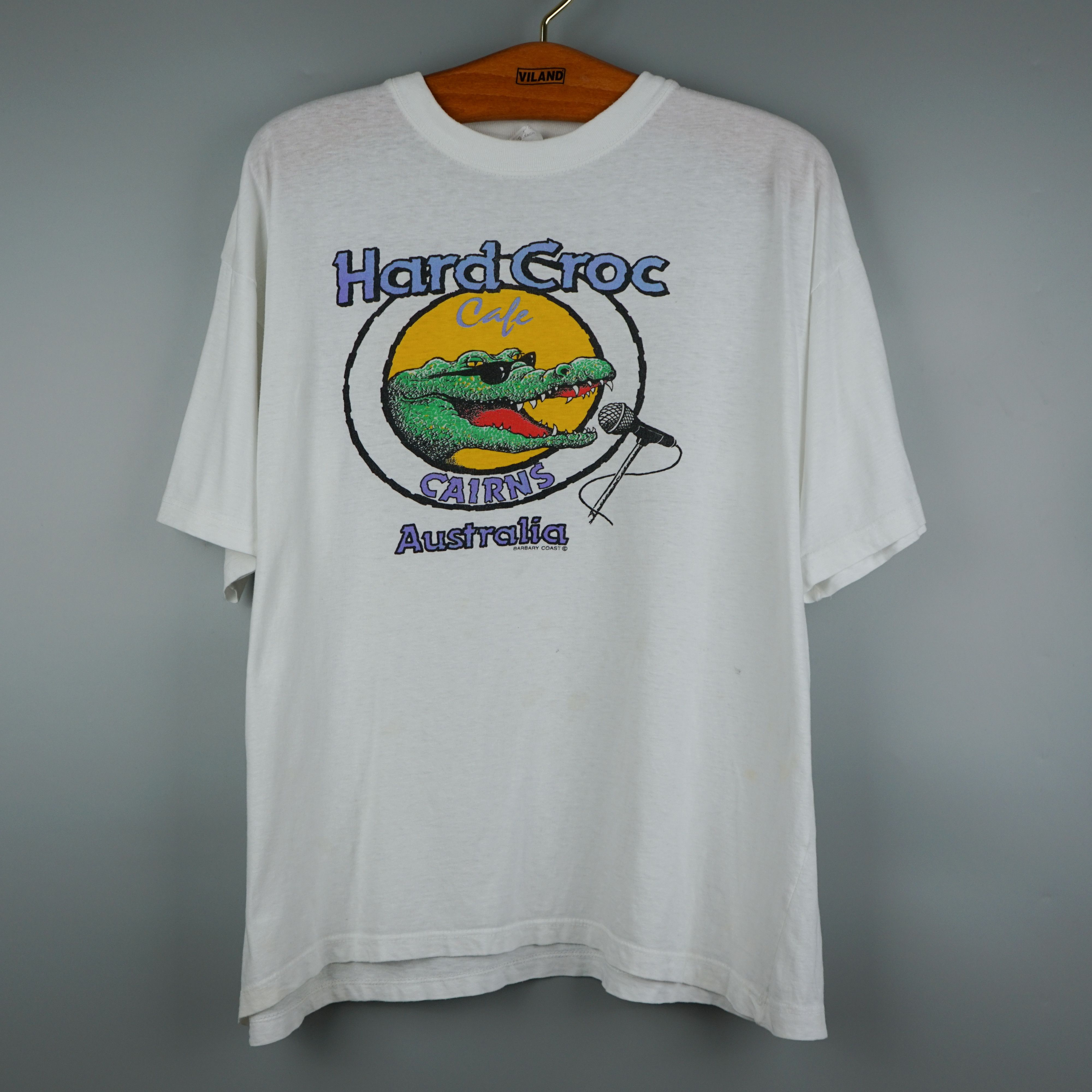 Vintage Vintage Hard Croc Australia t shirt 1990s Size US XXL / EU 58 / 5 - 1 Thumbnail