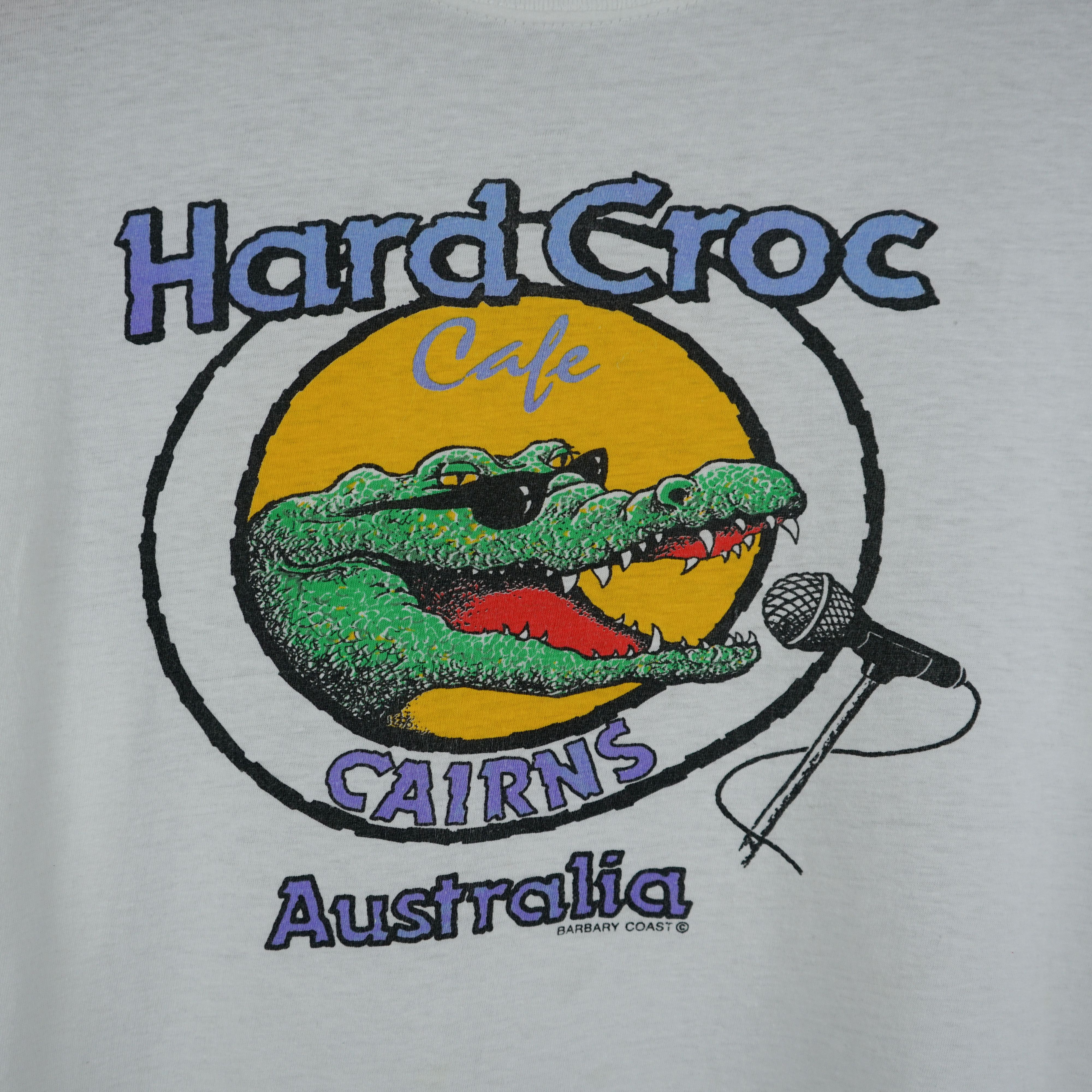 Vintage Vintage Hard Croc Australia t shirt 1990s Size US XXL / EU 58 / 5 - 2 Thumbnail