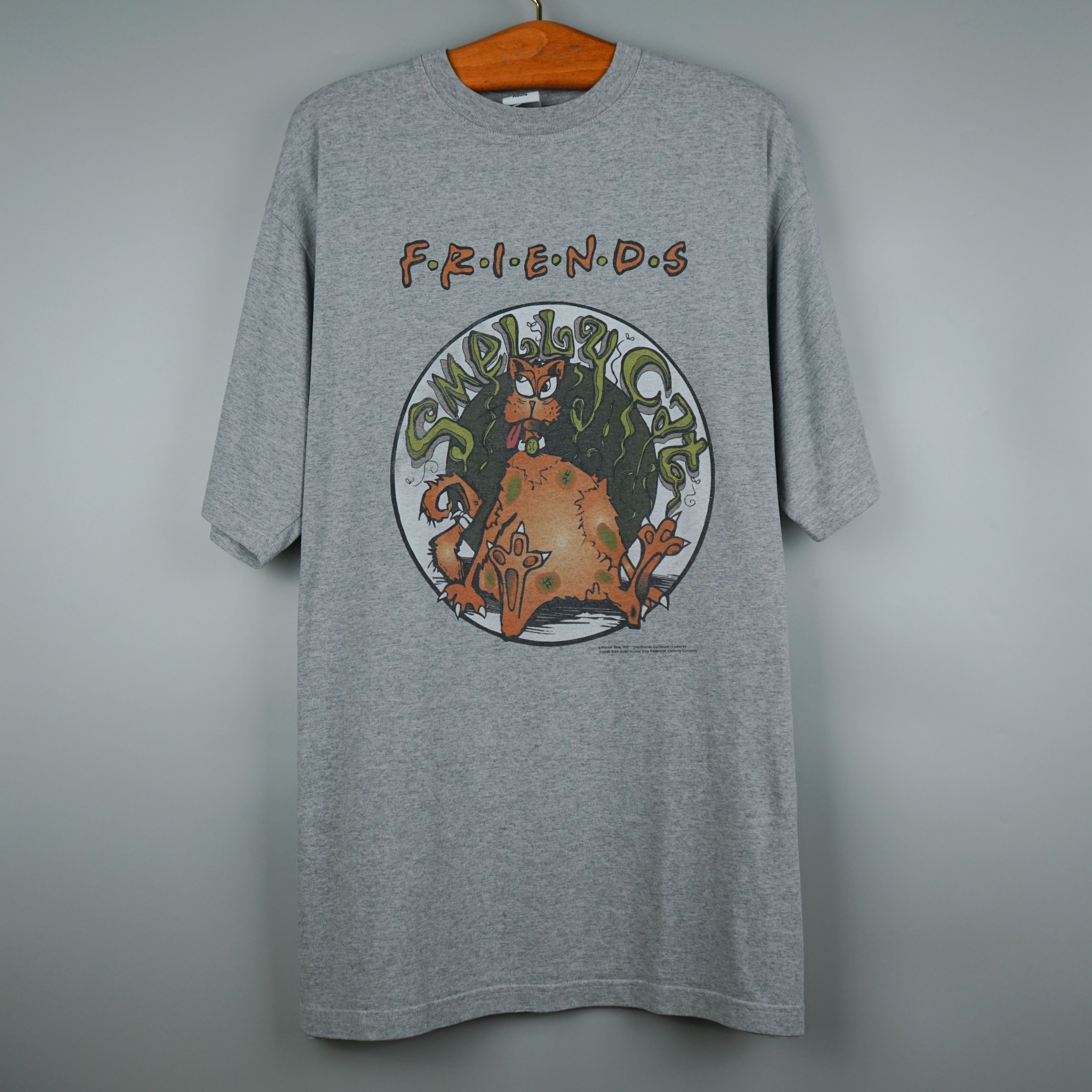 Vintage × Warner Bros Friends Smelly Cat 1997 t-shirt Size US XXL / EU 58 / 5 - 1 Thumbnail