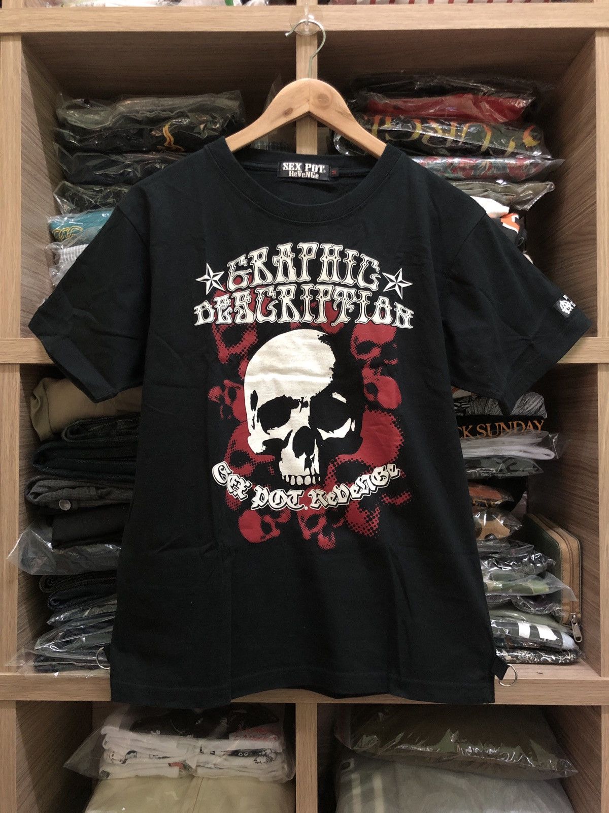 Japanese Brand Rare Sex Pot Revenge Graphic Description Punk Tshirts Size US M / EU 48-50 / 2 - 1 Thumbnail