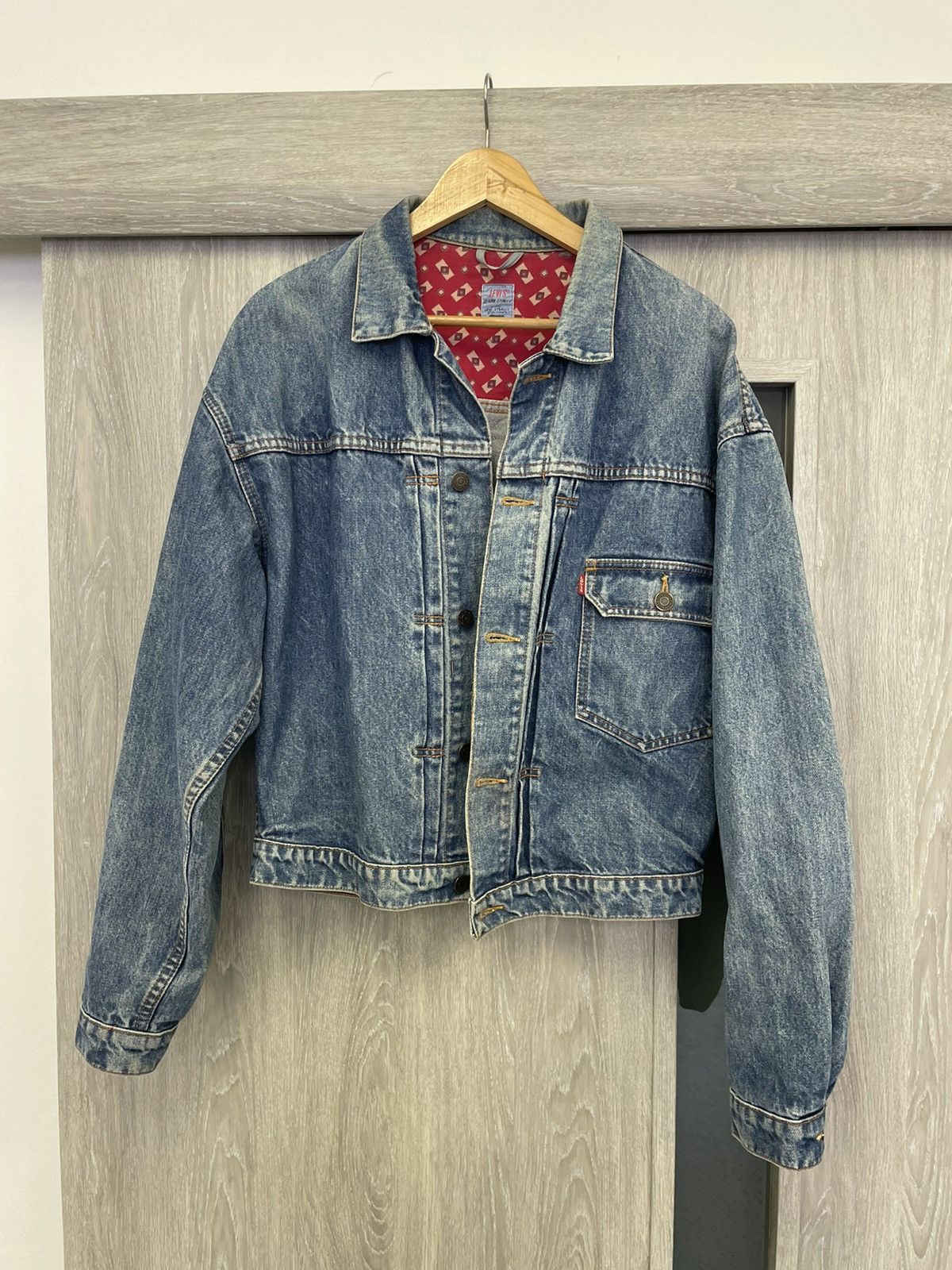 image of Levis Type 1 Vintage Jacket in Denim, Men's (Size Medium)