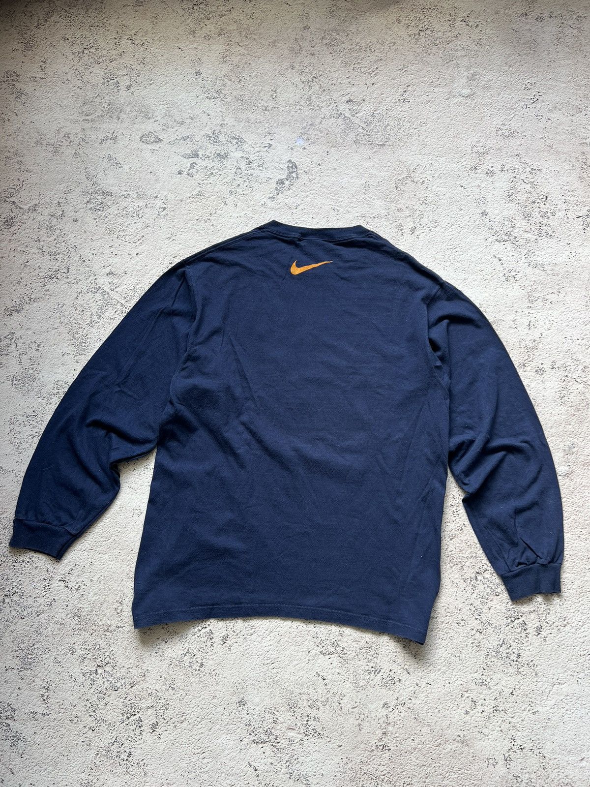 Nike × Vintage Y2K Vintage Nike Logo Long Sleeve Tee Shirt Size US M / EU 48-50 / 2 - 6 Thumbnail
